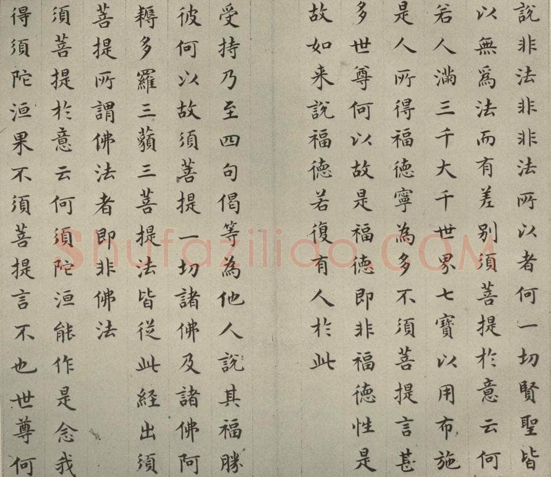 明 文震孟 金刚般若波罗蜜经 （6） 书法作品