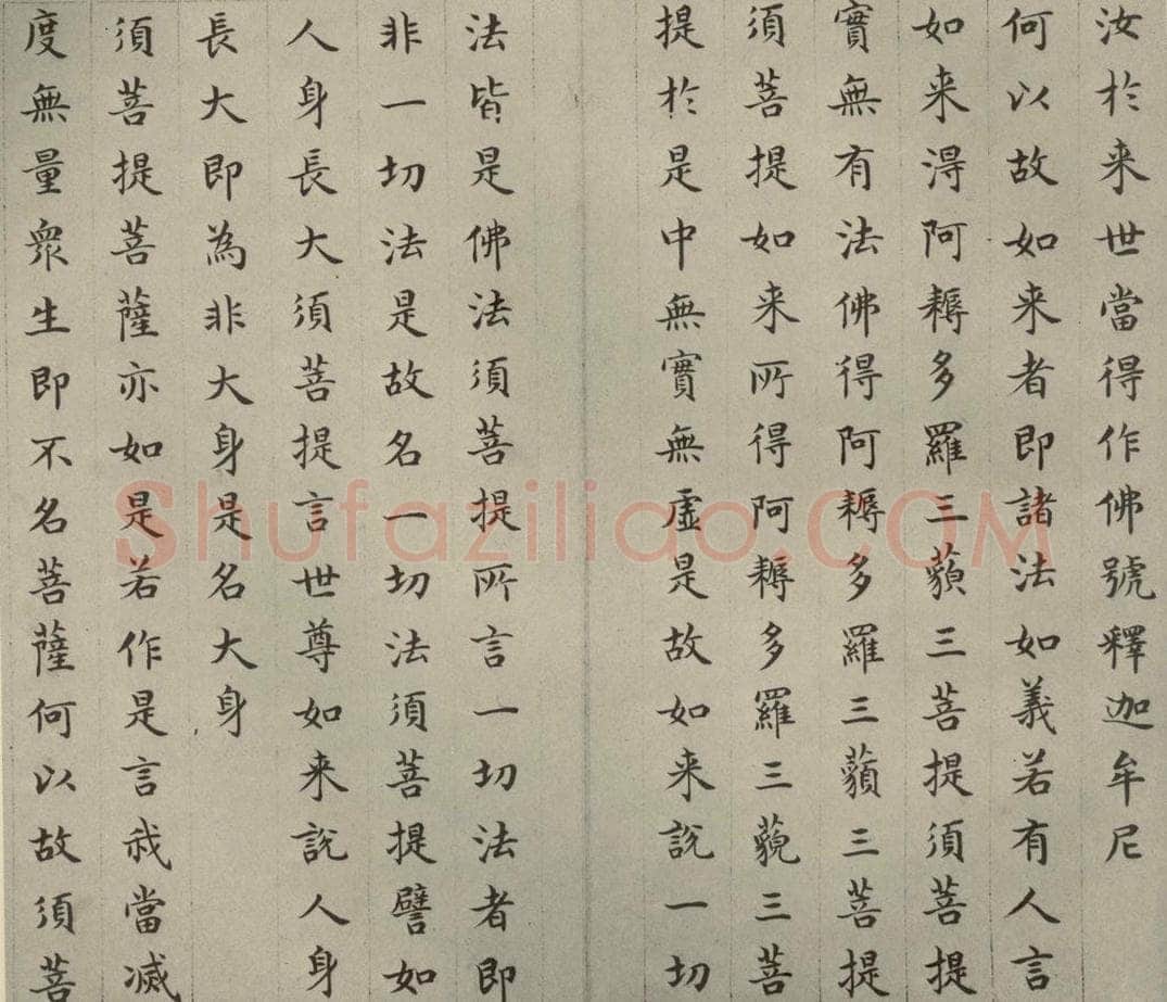 明 文震孟 金刚般若波罗蜜经 （20） 书法作品