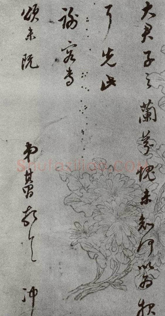明代 董其昌 《尺牍》(上)之三十二 书法作品