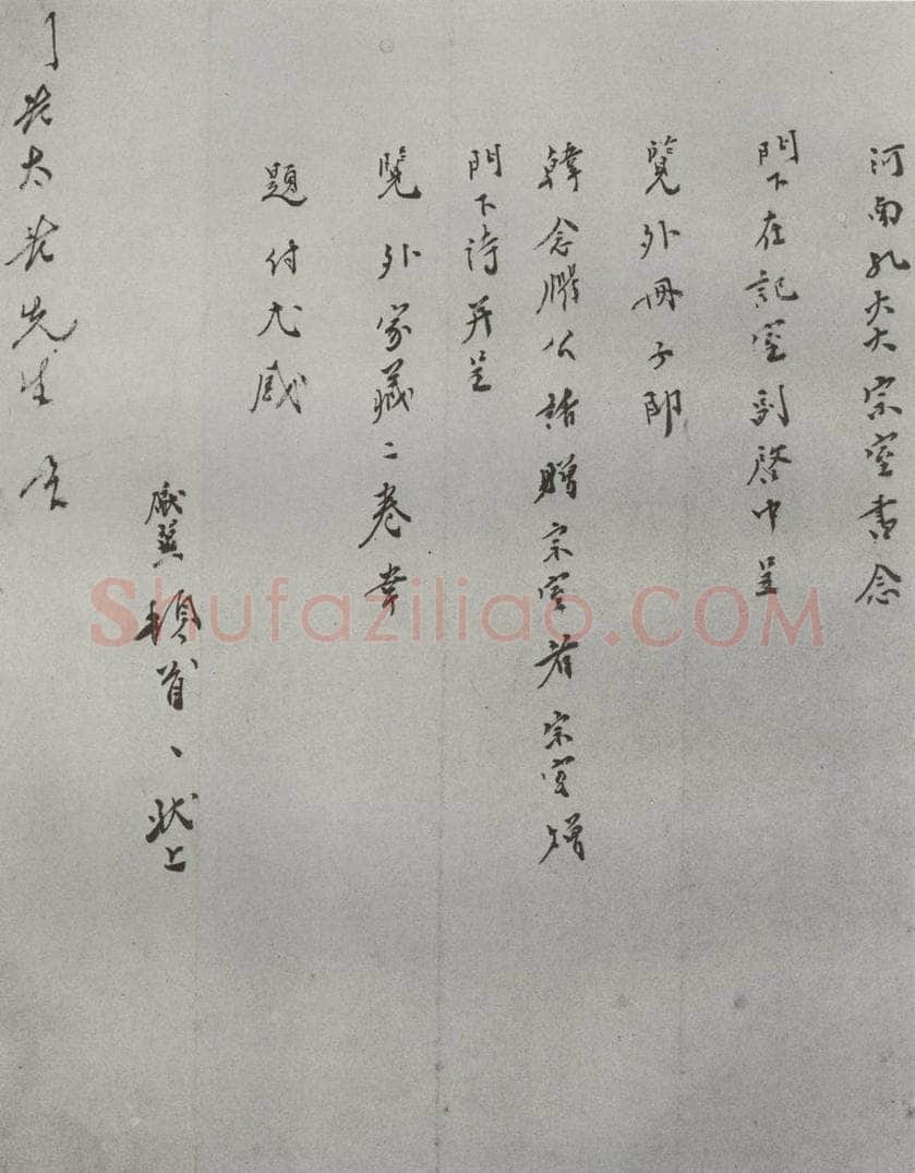 明 张献翼 名人尺牍 （2）张献翼（3） 书法作品