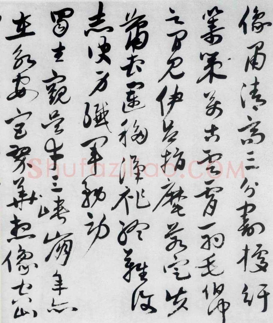 明代 唐顺之 唐顺之书杜甫见萤火虫等七首（3） 书法作品