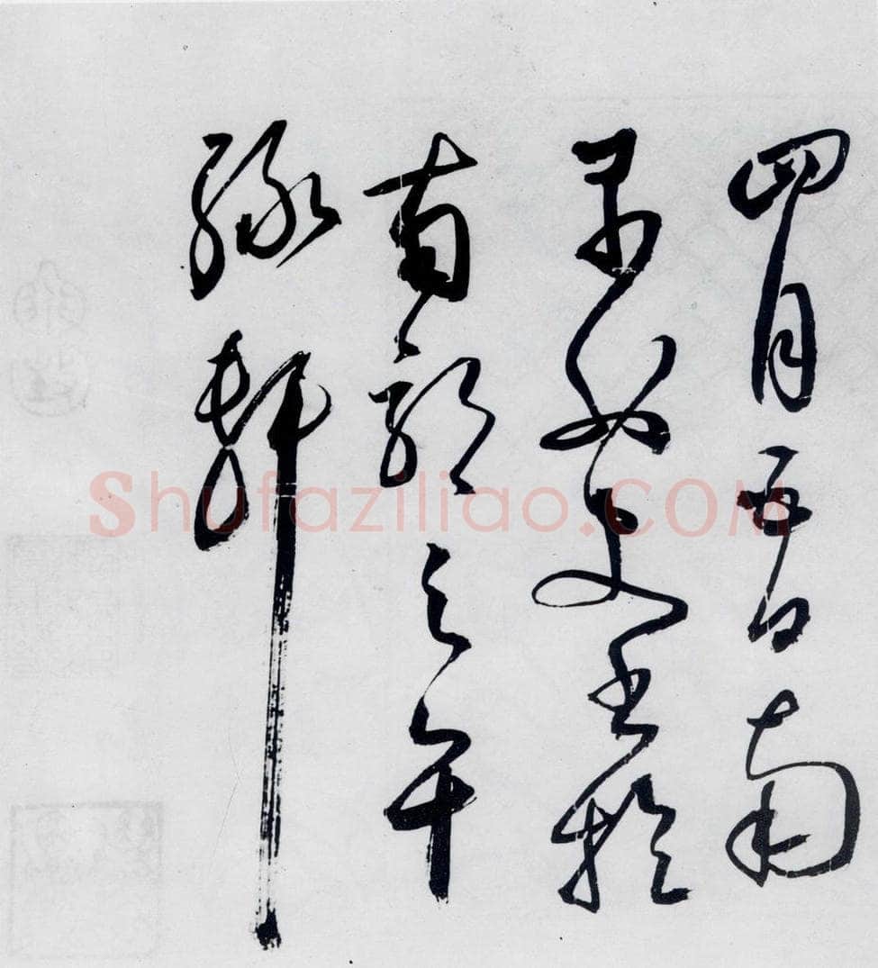 明代 丰坊 丰坊书杜甫哀王孙等二首（22） 书法作品