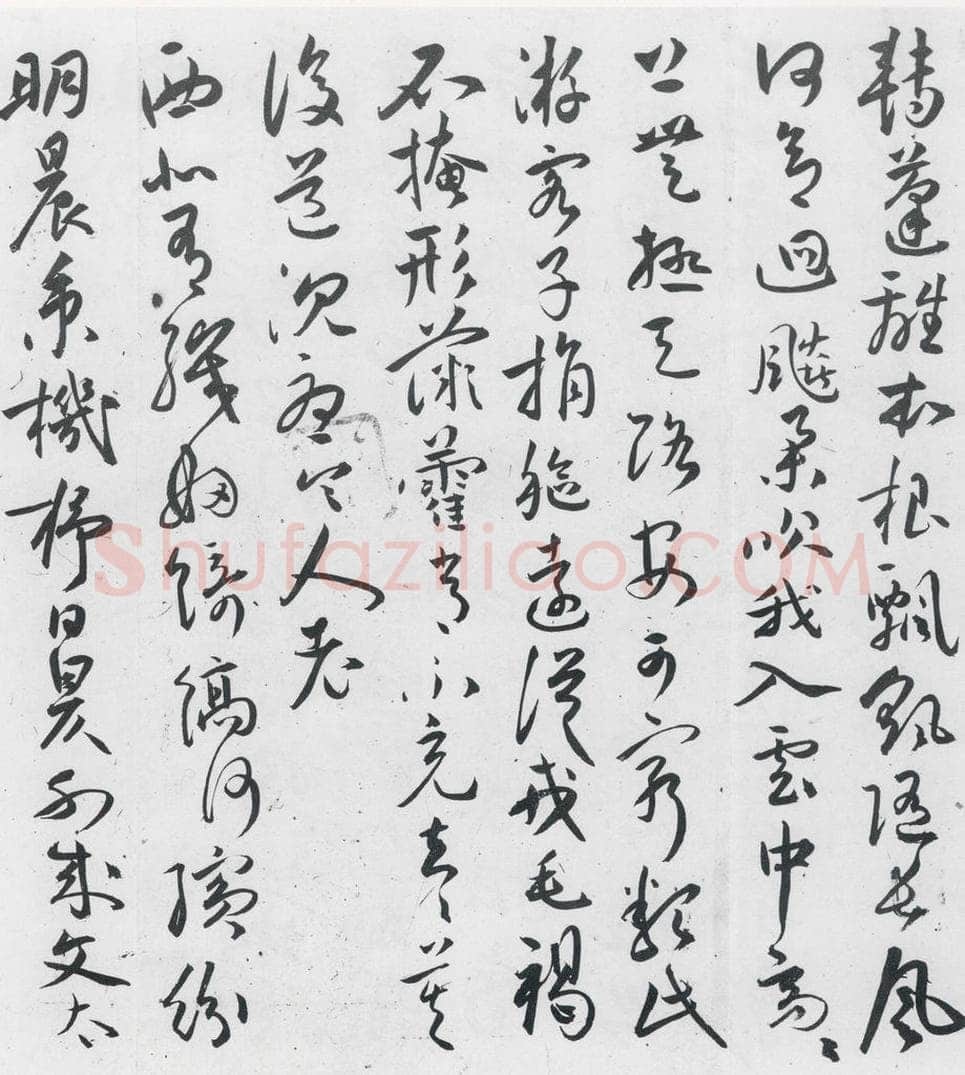 明代 祝允明 祝允明书曹植杂诗等十三首（2） 书法作品