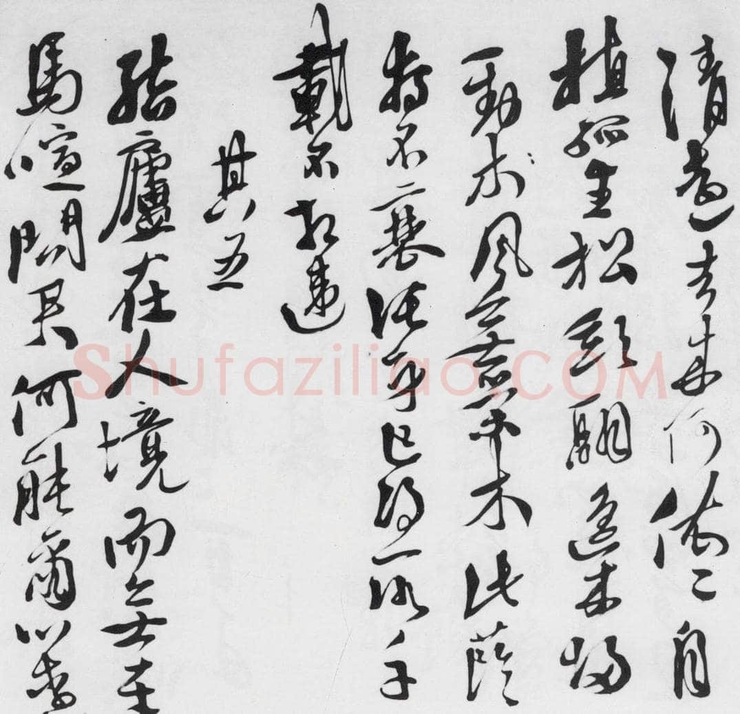 明代 徐渭 徐渭书陶渊明饮酒等二十三首（4） 书法作品