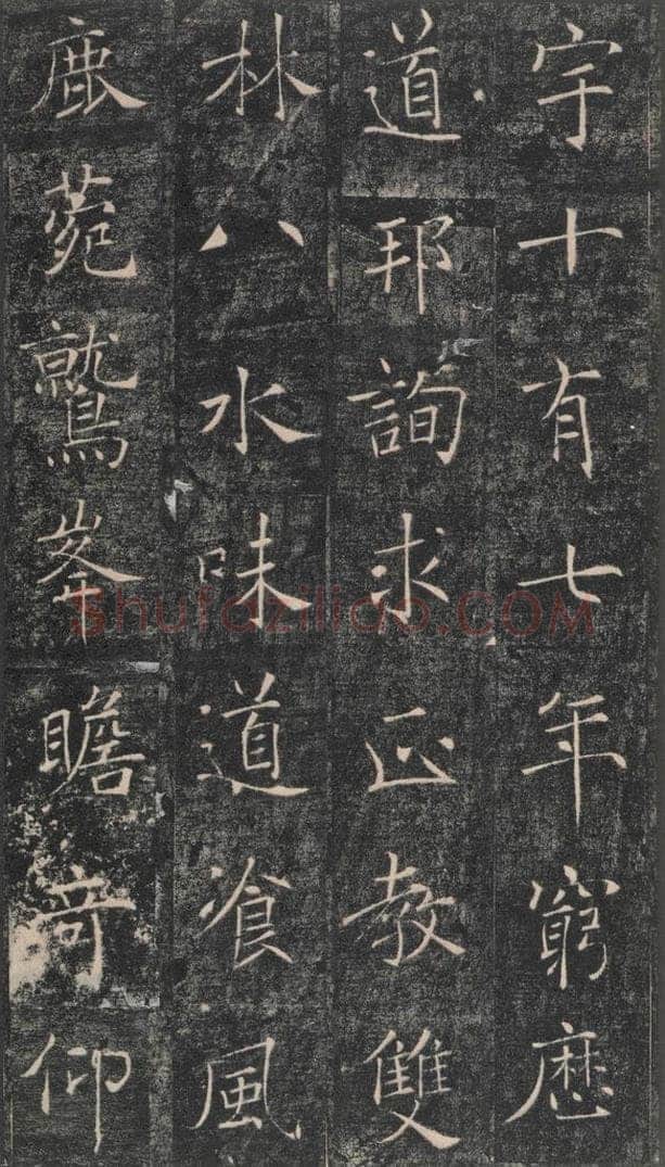 653年唐代 褚遂良 《雁塔圣教序》之二十 书法作品