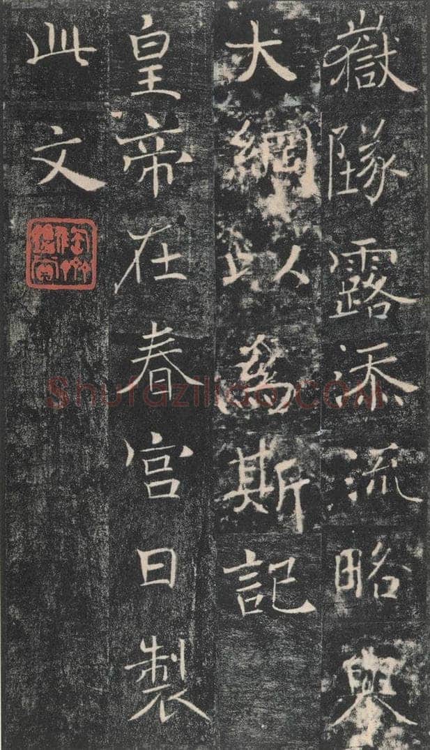 653年唐代 褚遂良 《雁塔圣教序》之五十二 书法作品