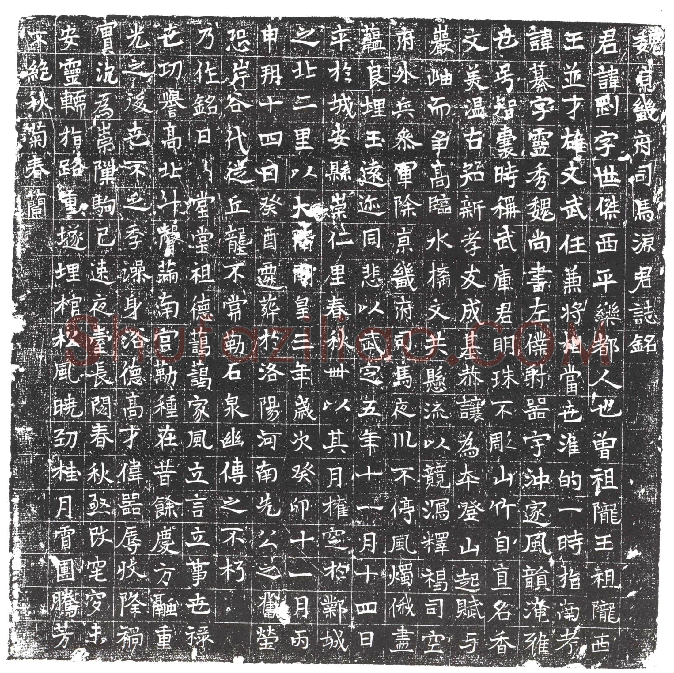 隋源刚墓誌(魏京畿府司马源君誌铭)