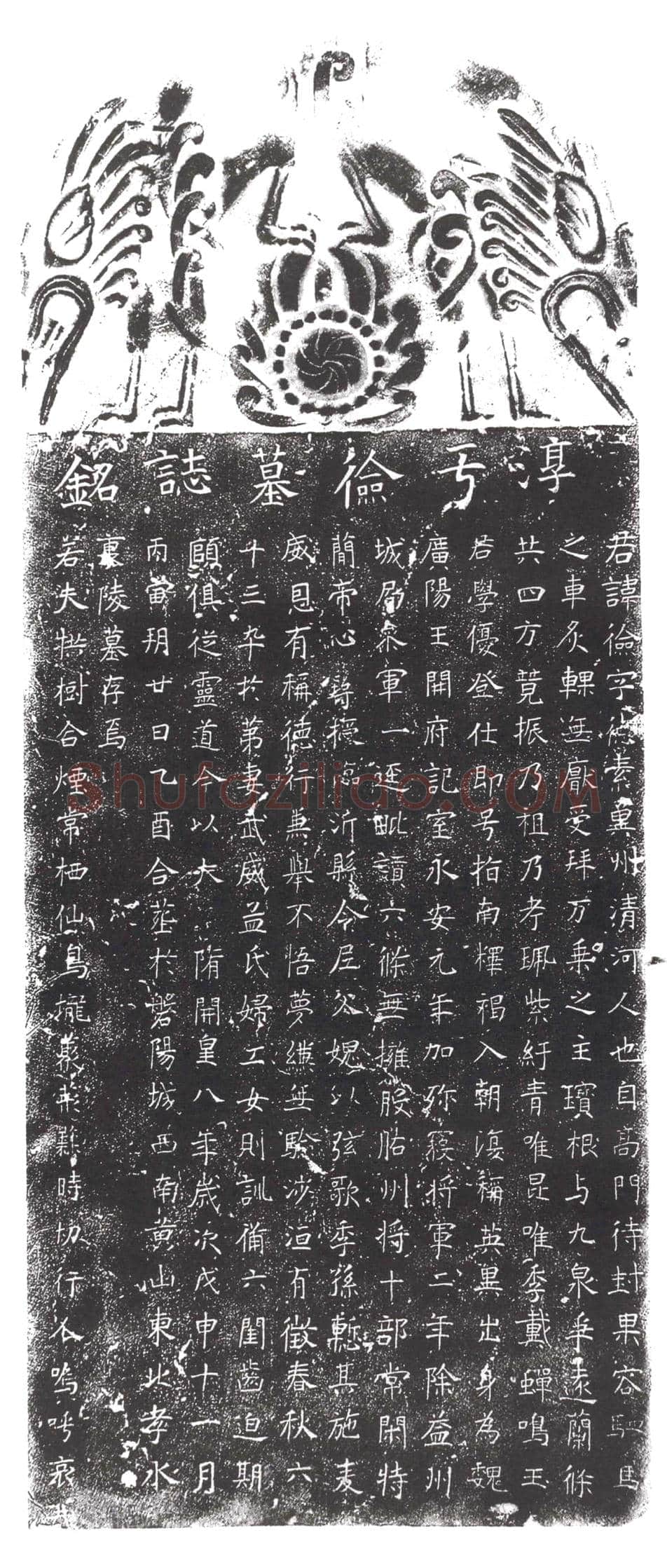 隋淳于俭；淳于俭妻孟氏墓誌
