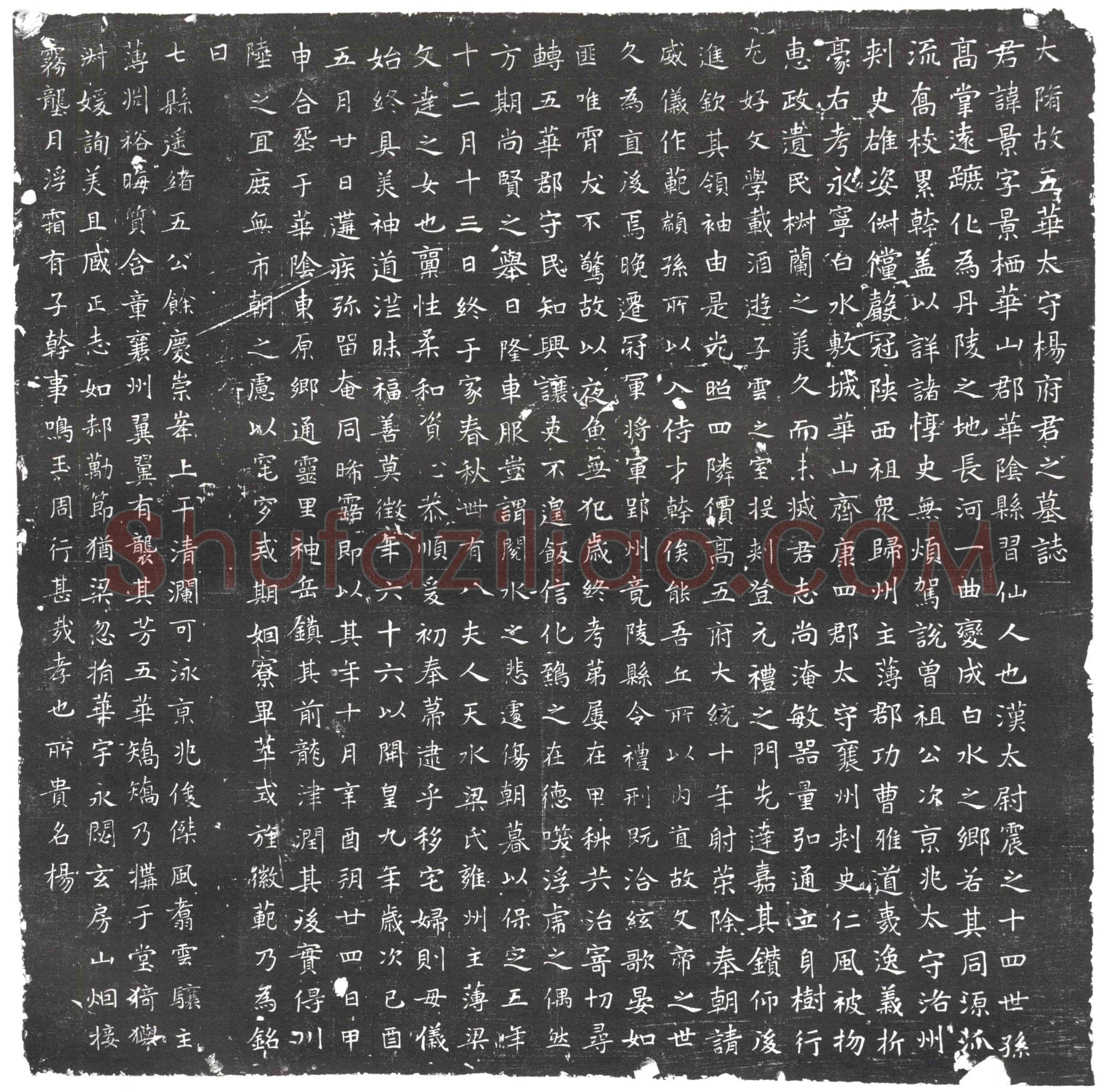 隋 皇甫忍 墓誌