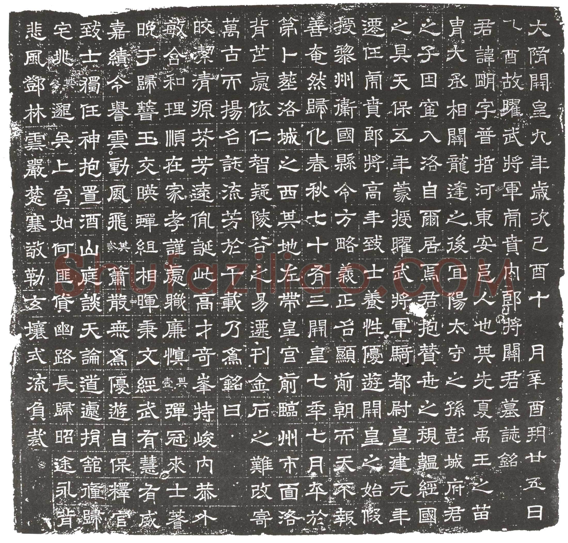 隋关明墓誌(大隋开皇九年岁次己酉十月辛酉朔廿五日乙酉故曜武将军虎贲内郎将关君墓誌铭)