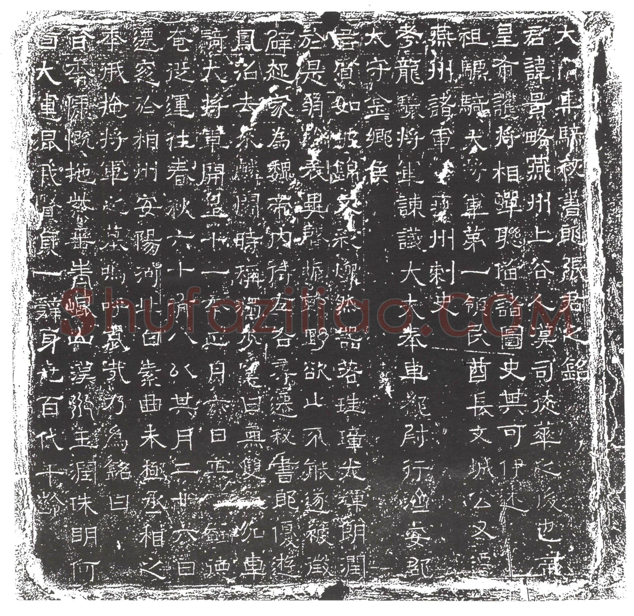 隋张景略墓誌(大隋车骑秘书郎张君之铭)