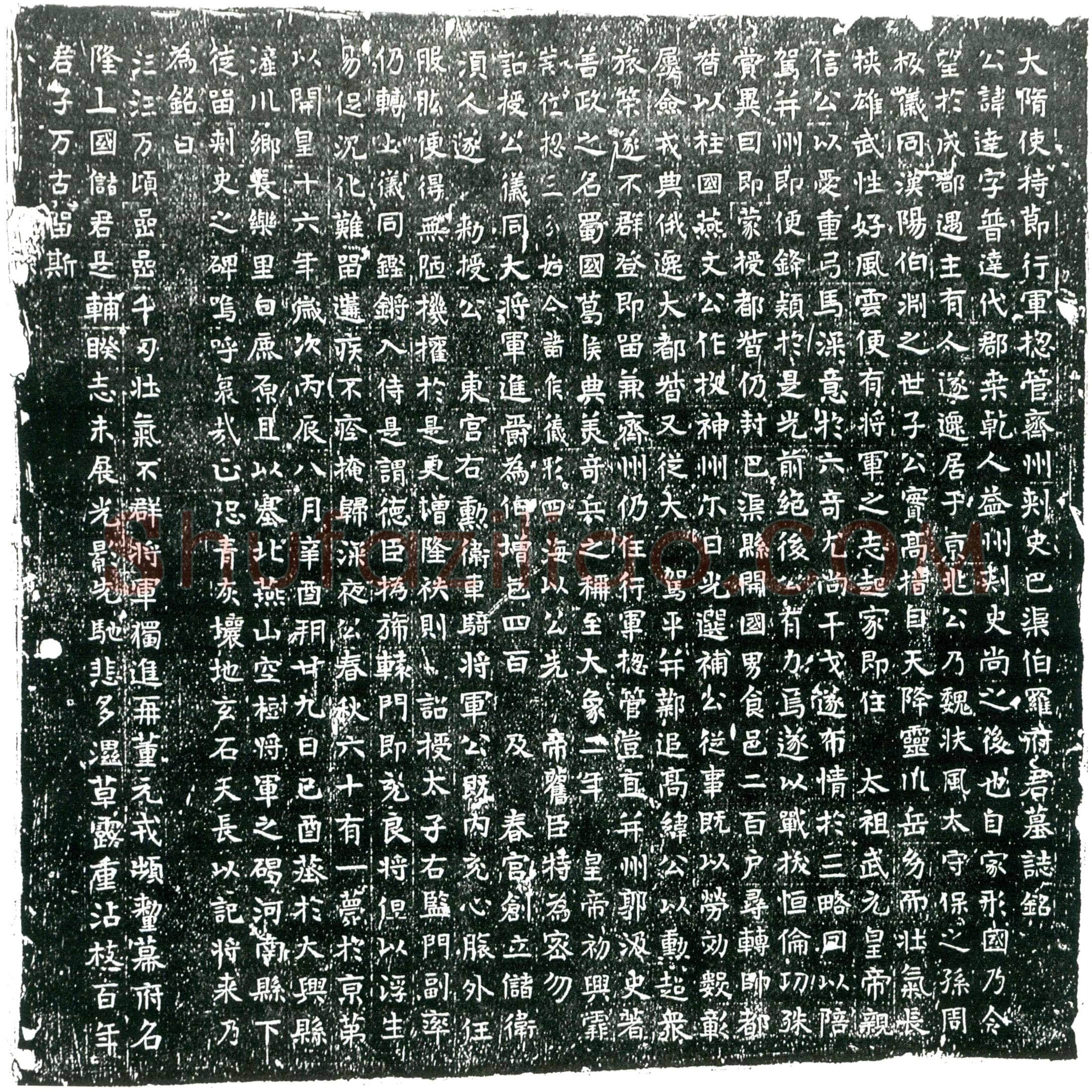 隋 杨钦 墓誌