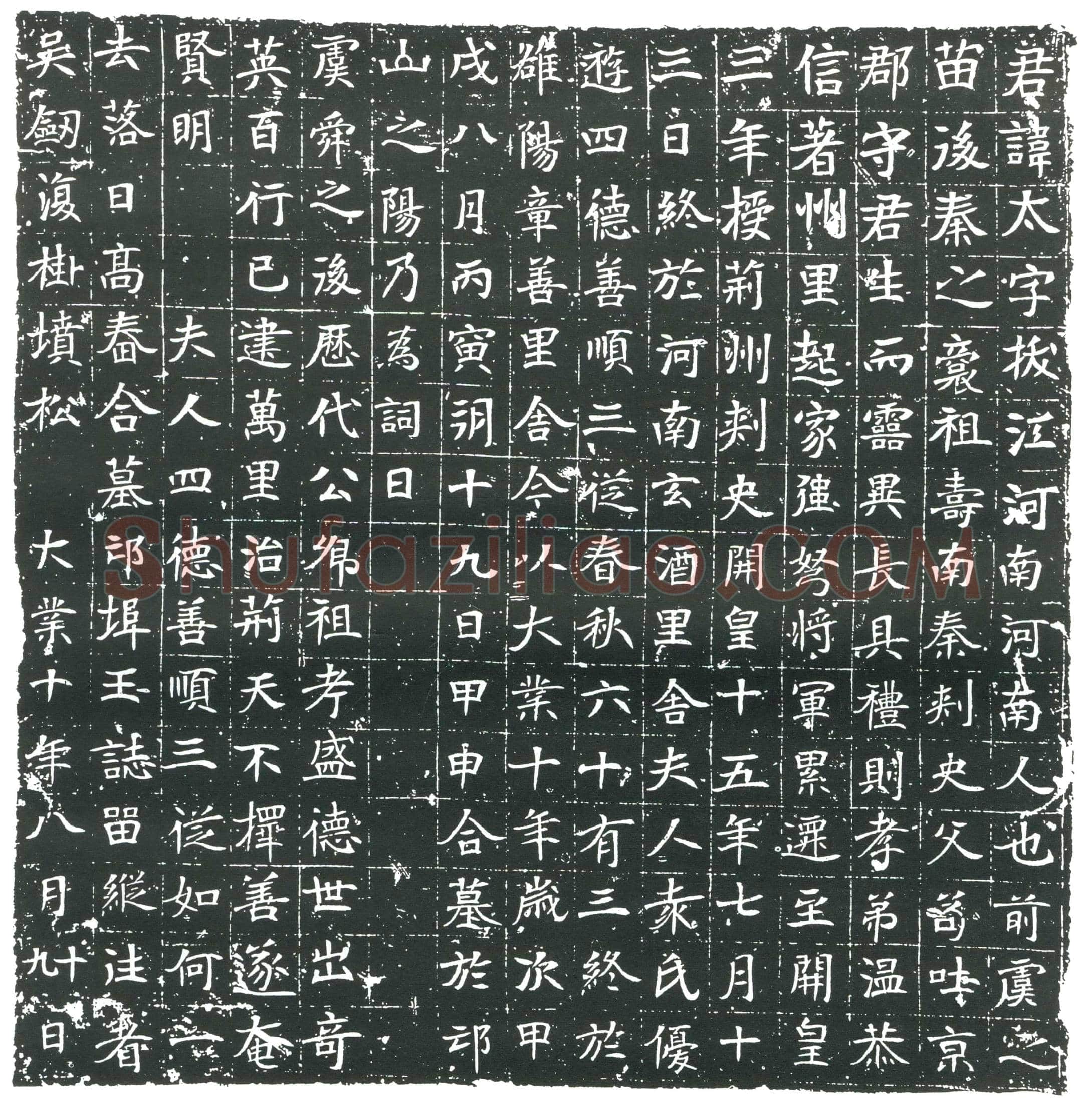 隋姚太；姚太妻袁氏墓誌