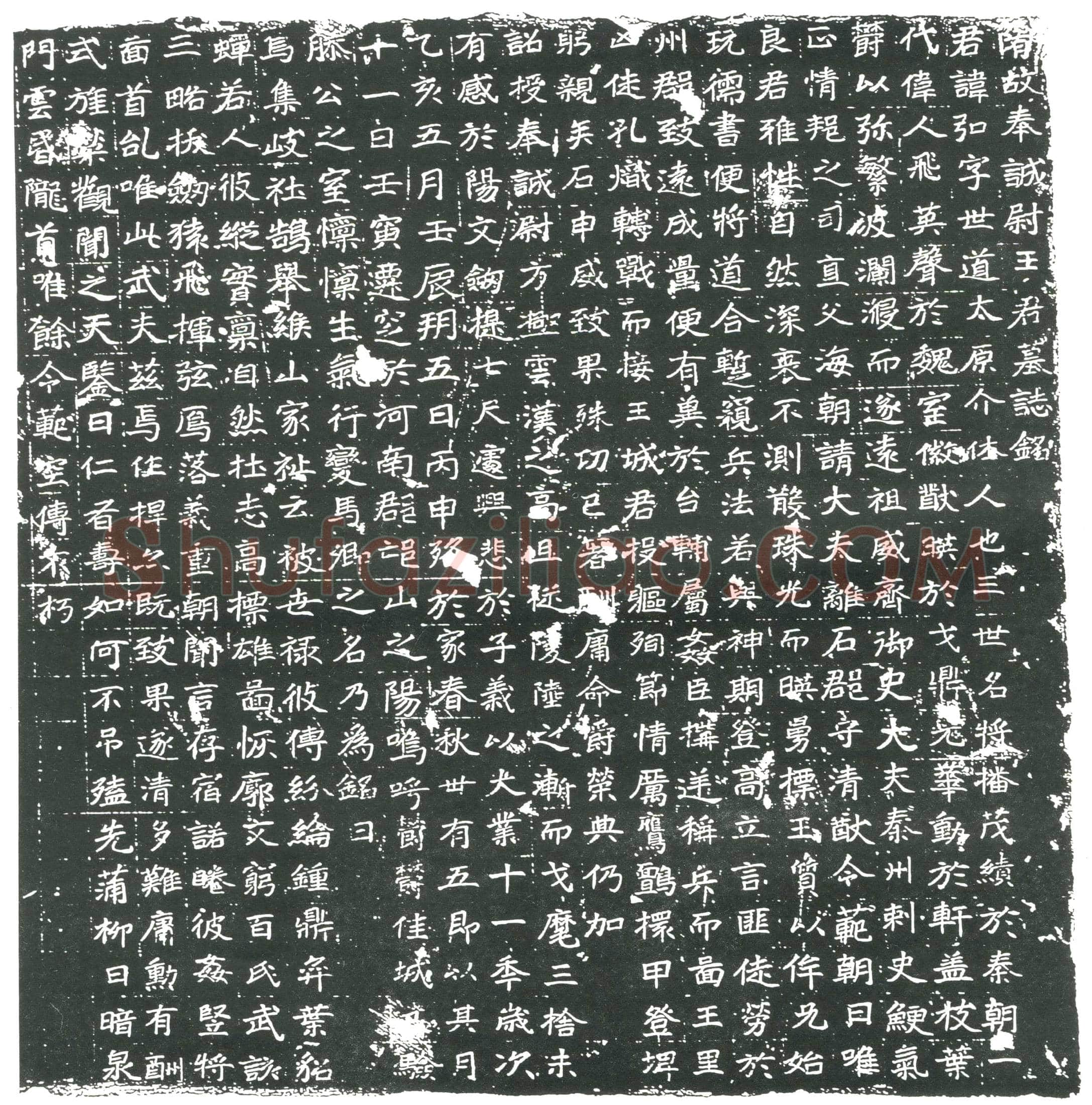 隋王弘墓誌(隋故奉诚尉王君墓誌铭)