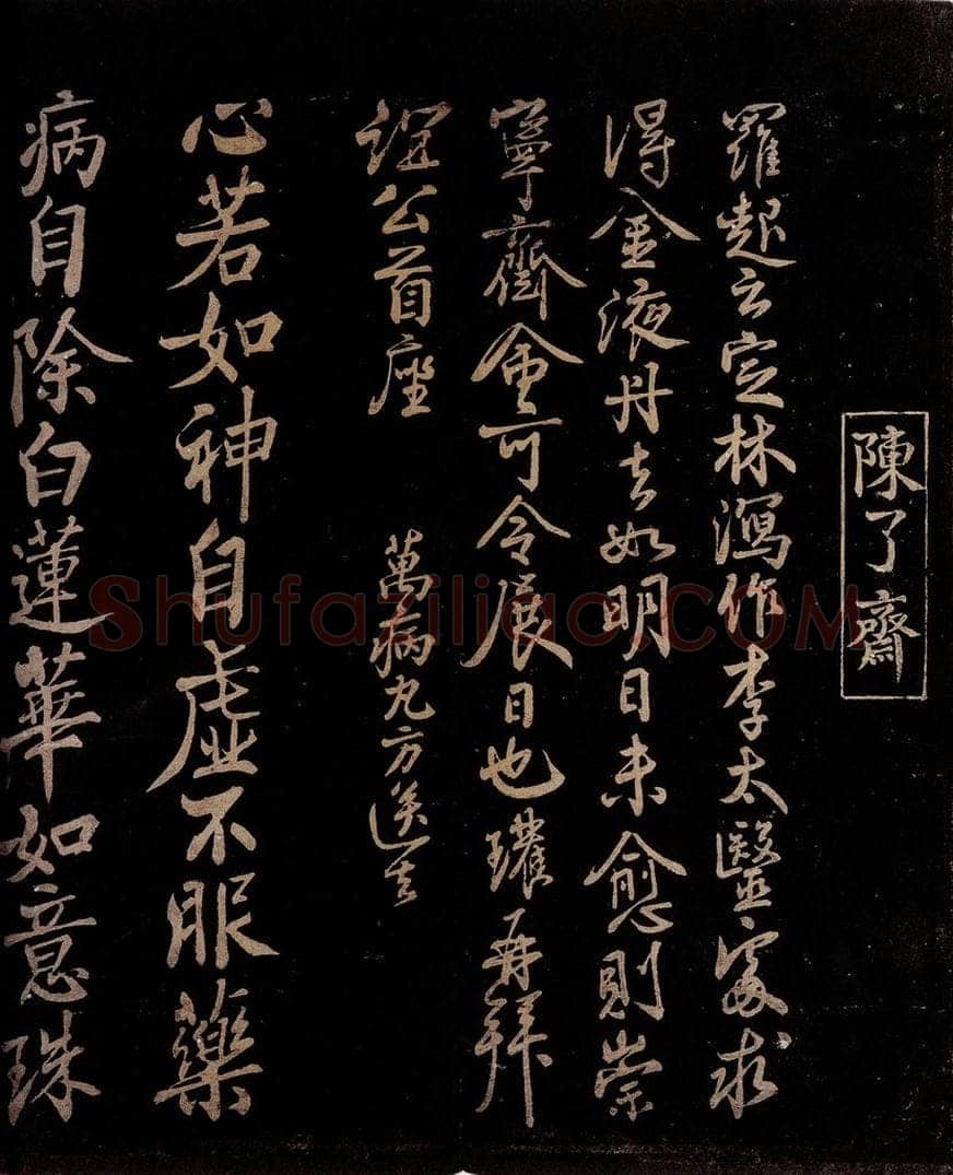 宋 陈瓘 与谊公书并万病丸方之一 书法作品