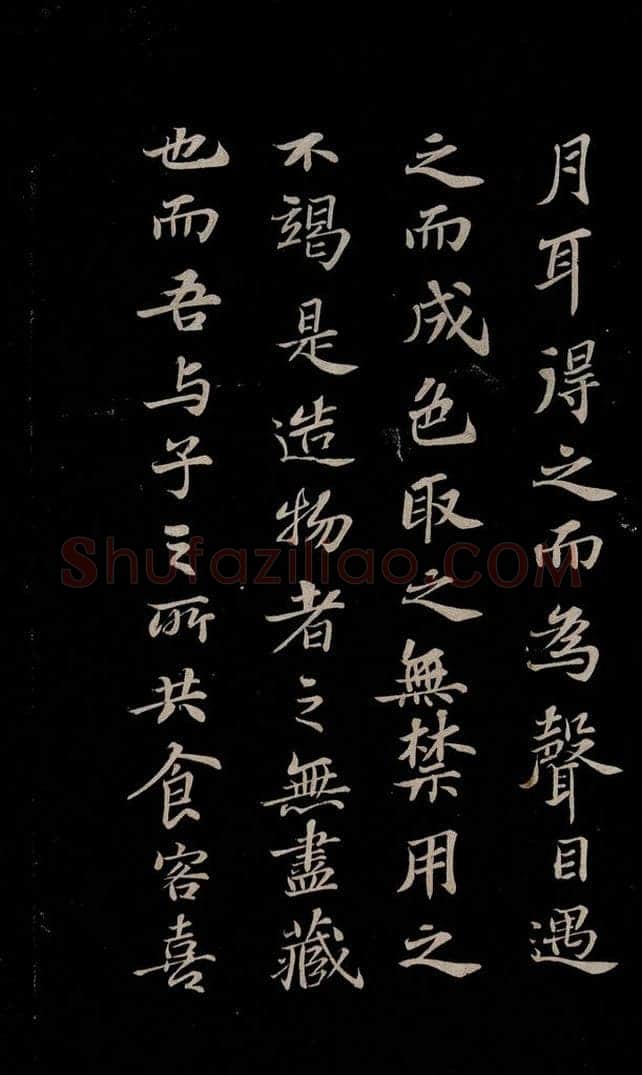 北宋 苏轼 赤壁赋之十二 书法作品
