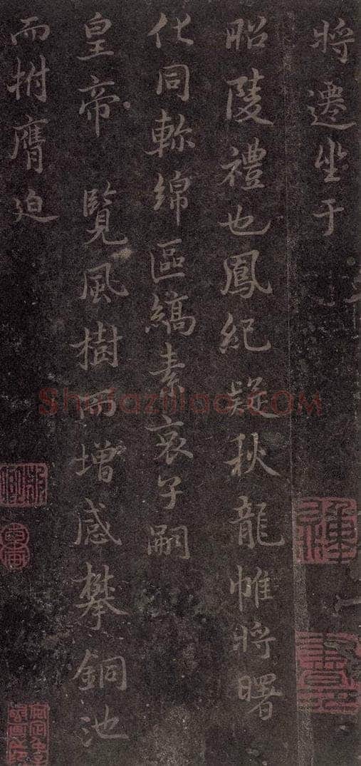 630唐 褚遂良 《古树赋·哀册》之十 书法作品