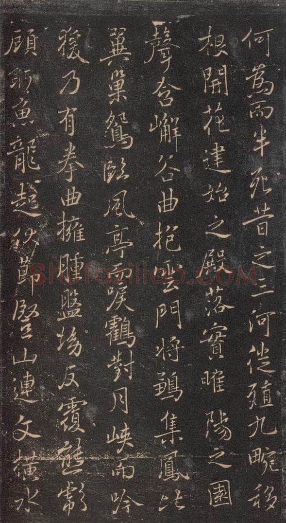 630唐 褚遂良 《古树赋·哀册》之二 书法作品