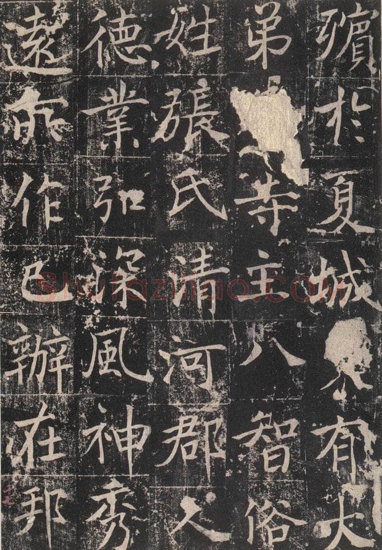 725唐 魏栖梧 《善才碑帖》之十八 书法作品