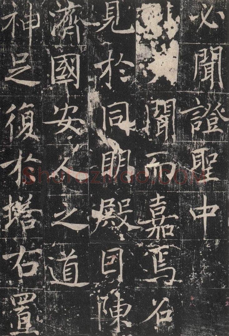 725唐 魏栖梧 《善才碑帖》之十九 书法作品