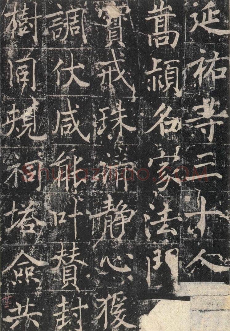 725唐 魏栖梧 《善才碑帖》之二十四 书法作品