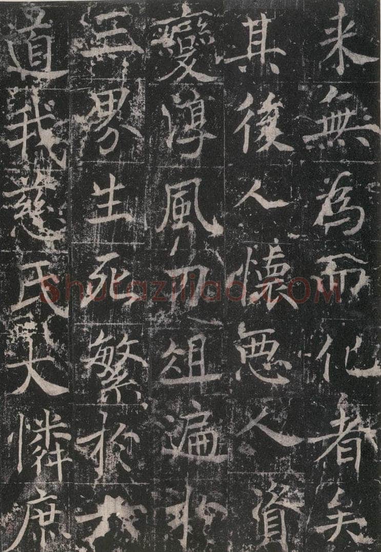 725唐 魏栖梧 《善才碑帖》之五 书法作品