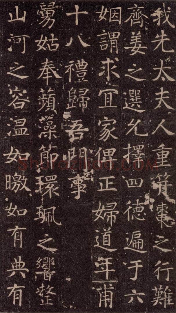 741唐 颜真卿 《王琳墓志》之六 书法作品