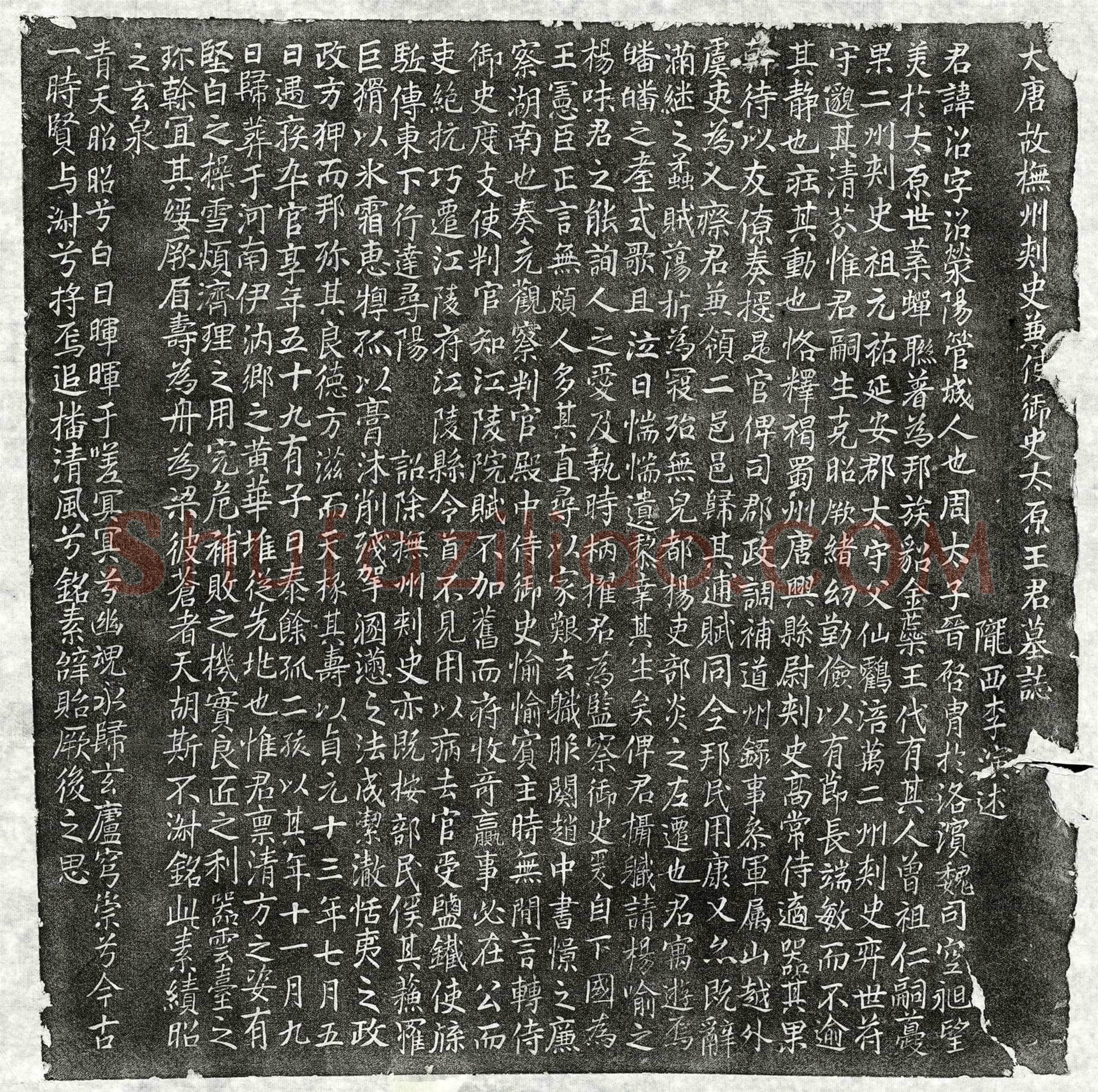 唐 王沼 墓誌