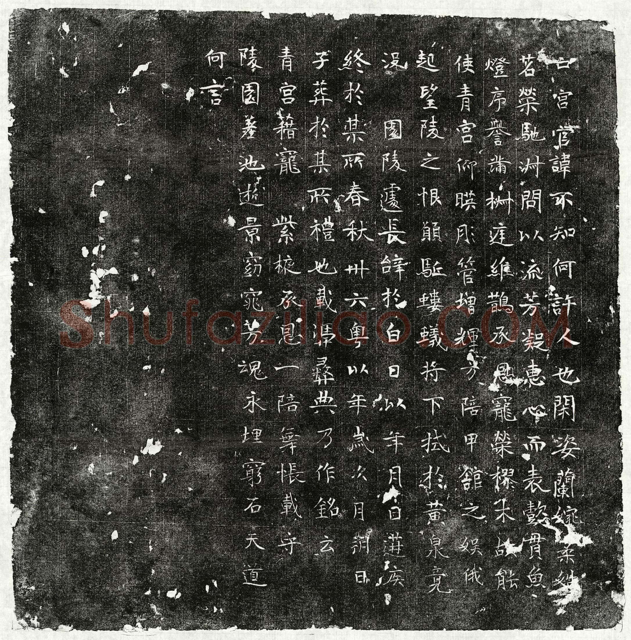 唐 宫人 墓誌