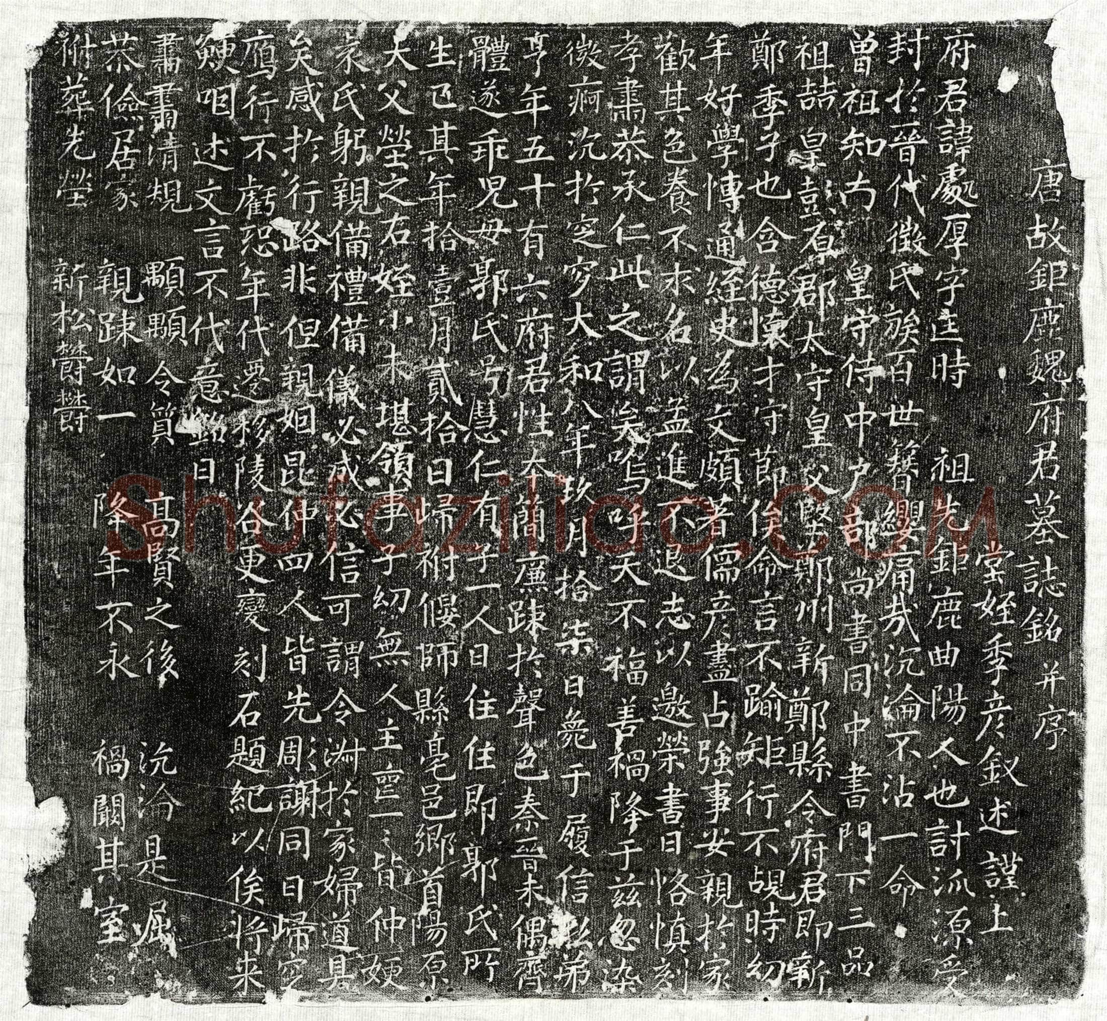 唐 魏处厚 墓誌