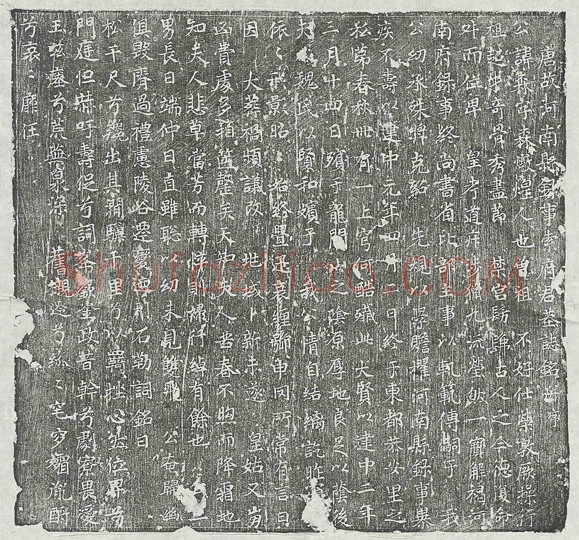 唐索森墓誌(唐故河南县录事索府君墓誌铭并序)
