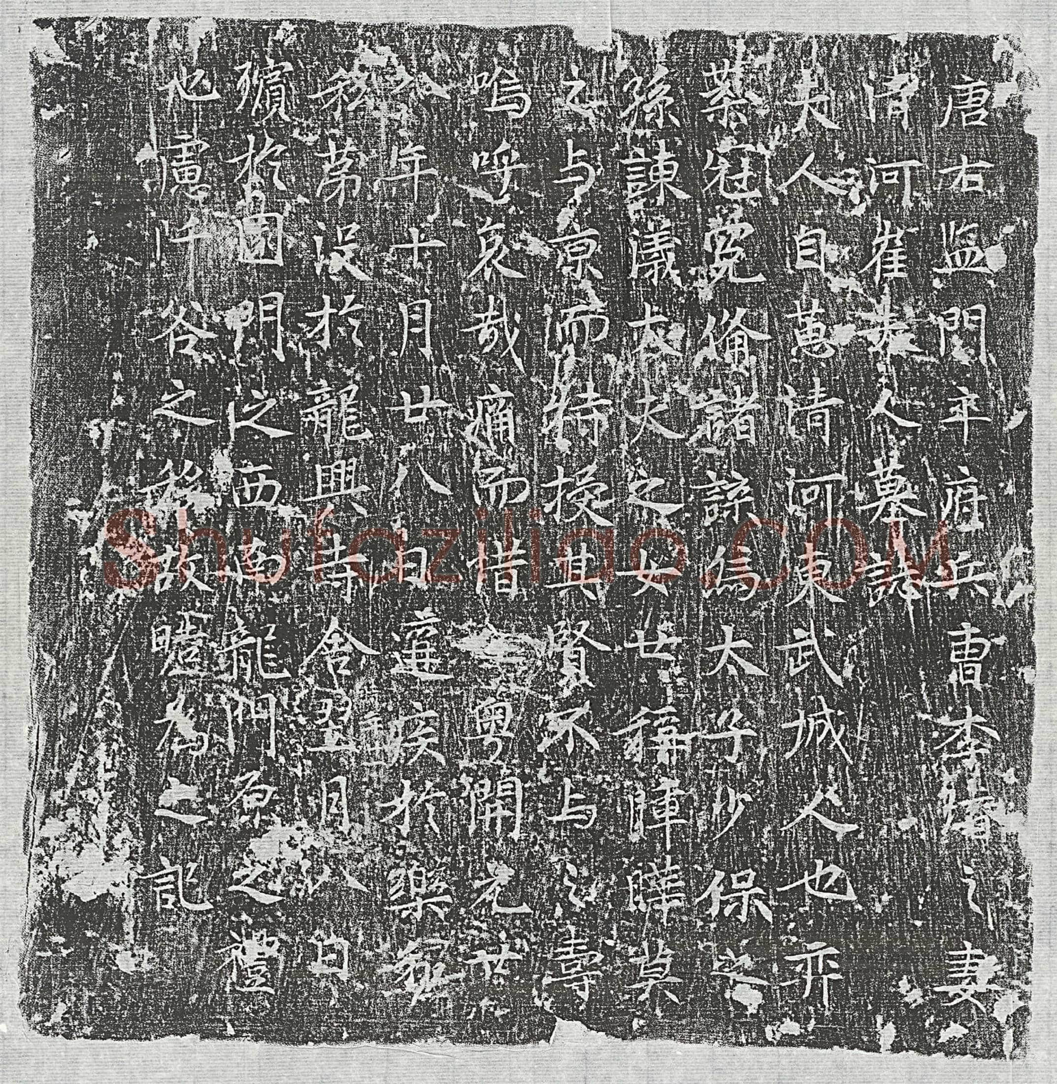 唐李璿之妻崔自蕙墓誌(唐右监门卒府兵曹李【】之妻清河崔夫人墓誌)