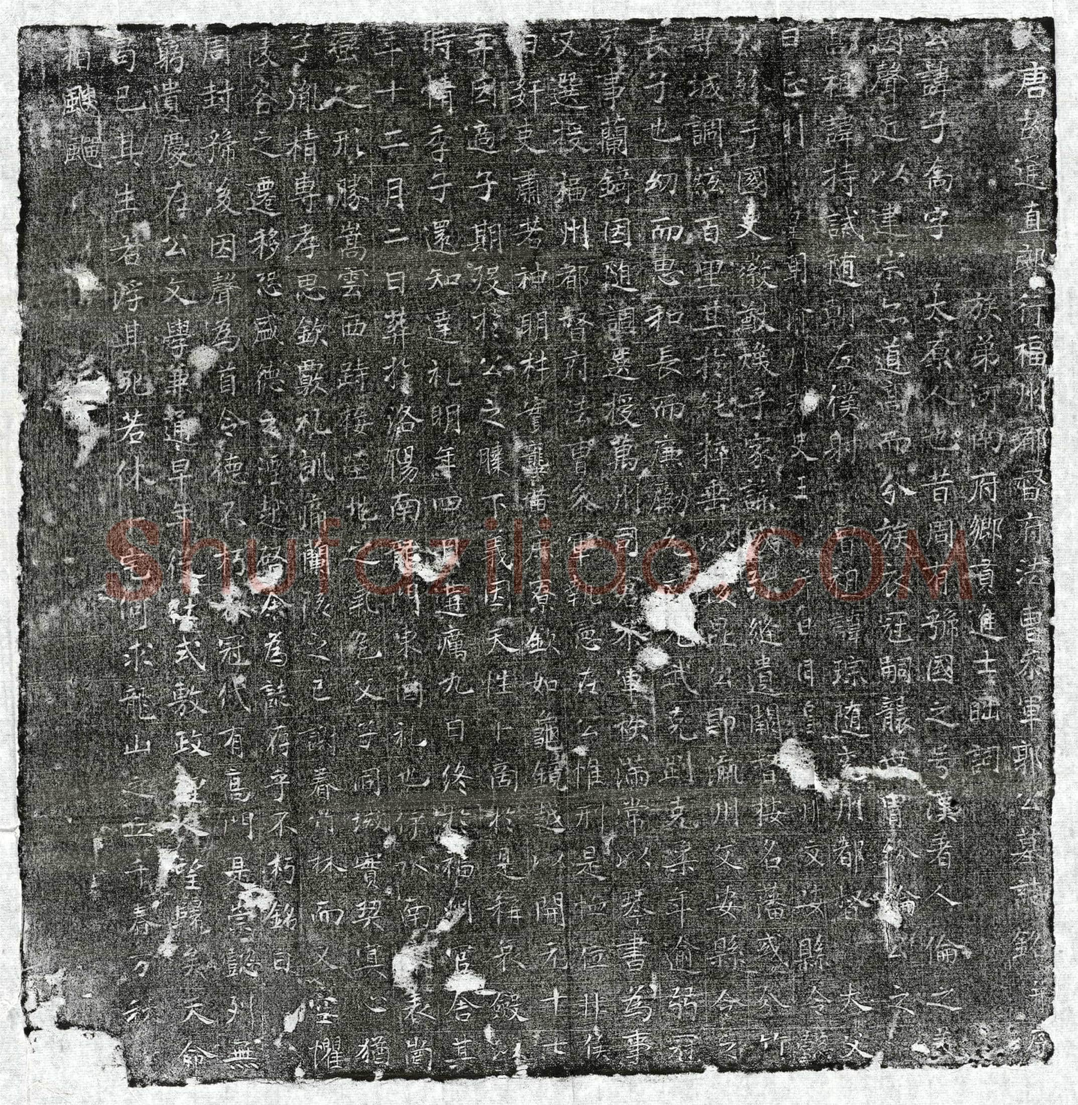 唐郭子乔墓誌(大唐故通直郎行福州都督府法曹参军郭公墓誌铭并序)