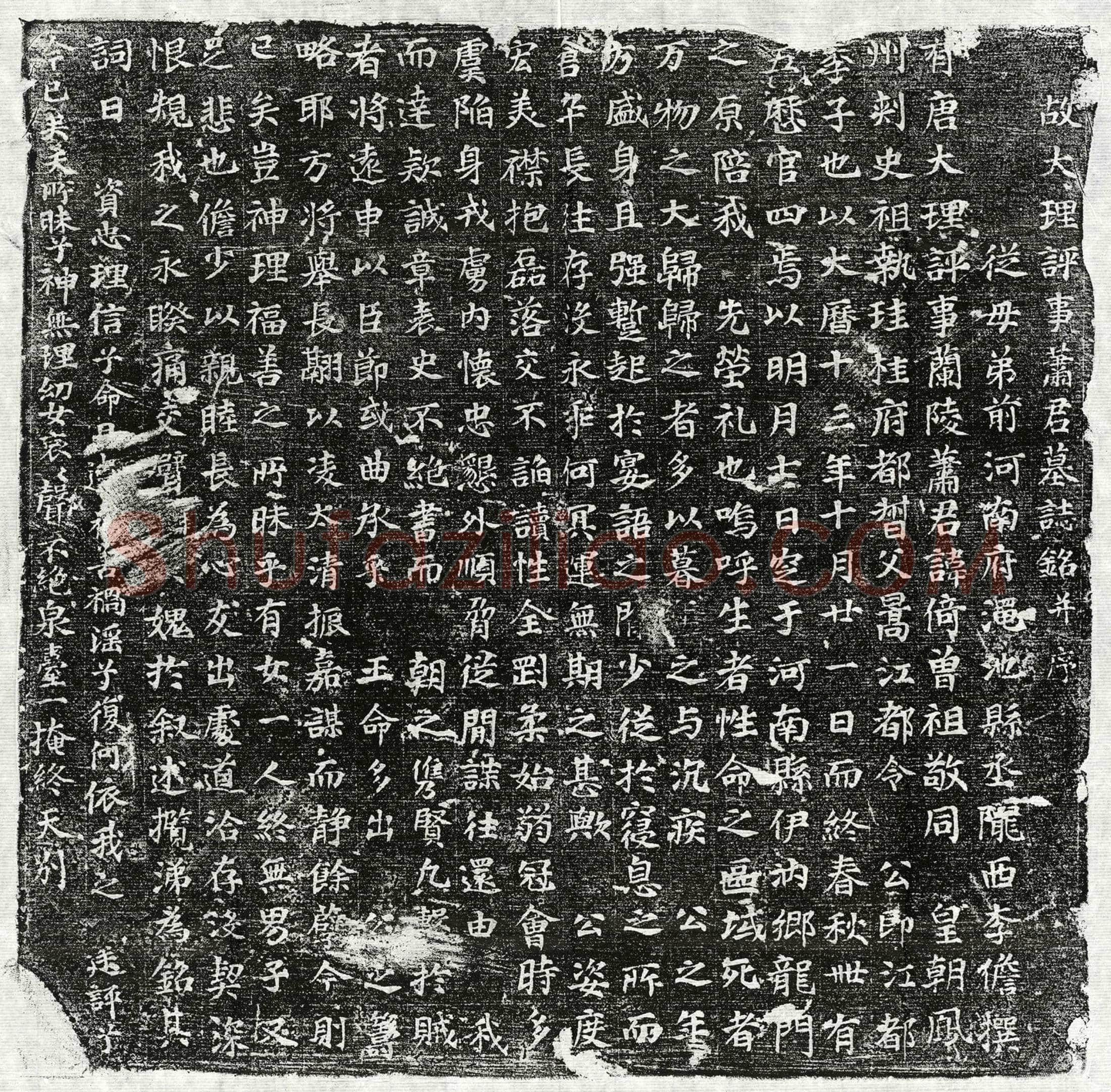 唐萧倚墓誌(故大理评事萧君墓誌铭并序)