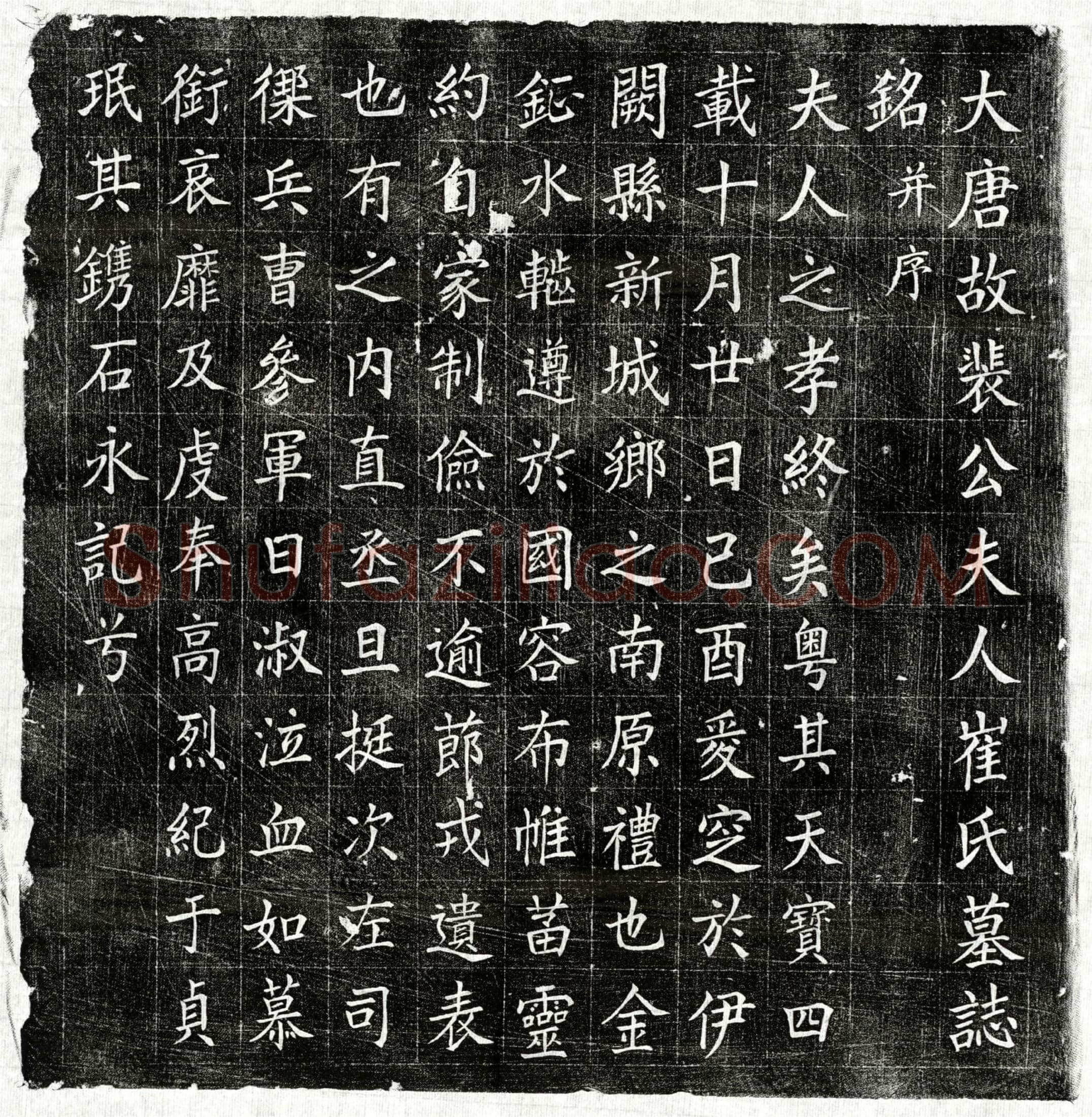 唐裴君妻崔氏墓誌(大唐故裴公夫人崔氏墓誌铭并序)