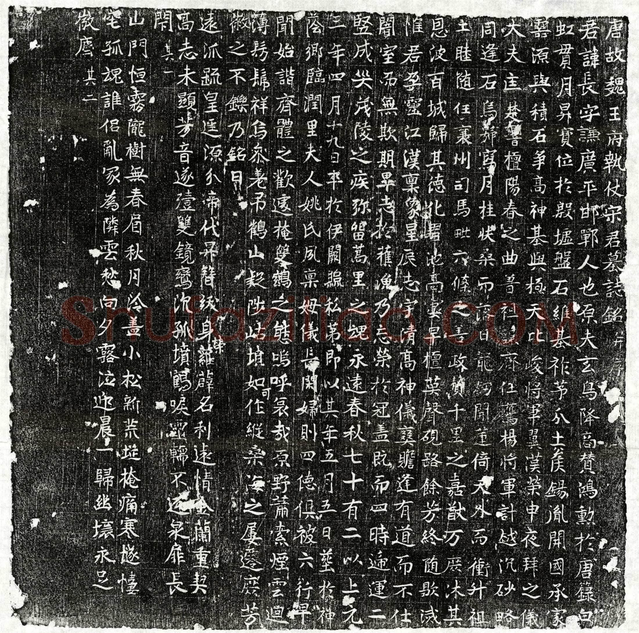唐 宋长 墓誌