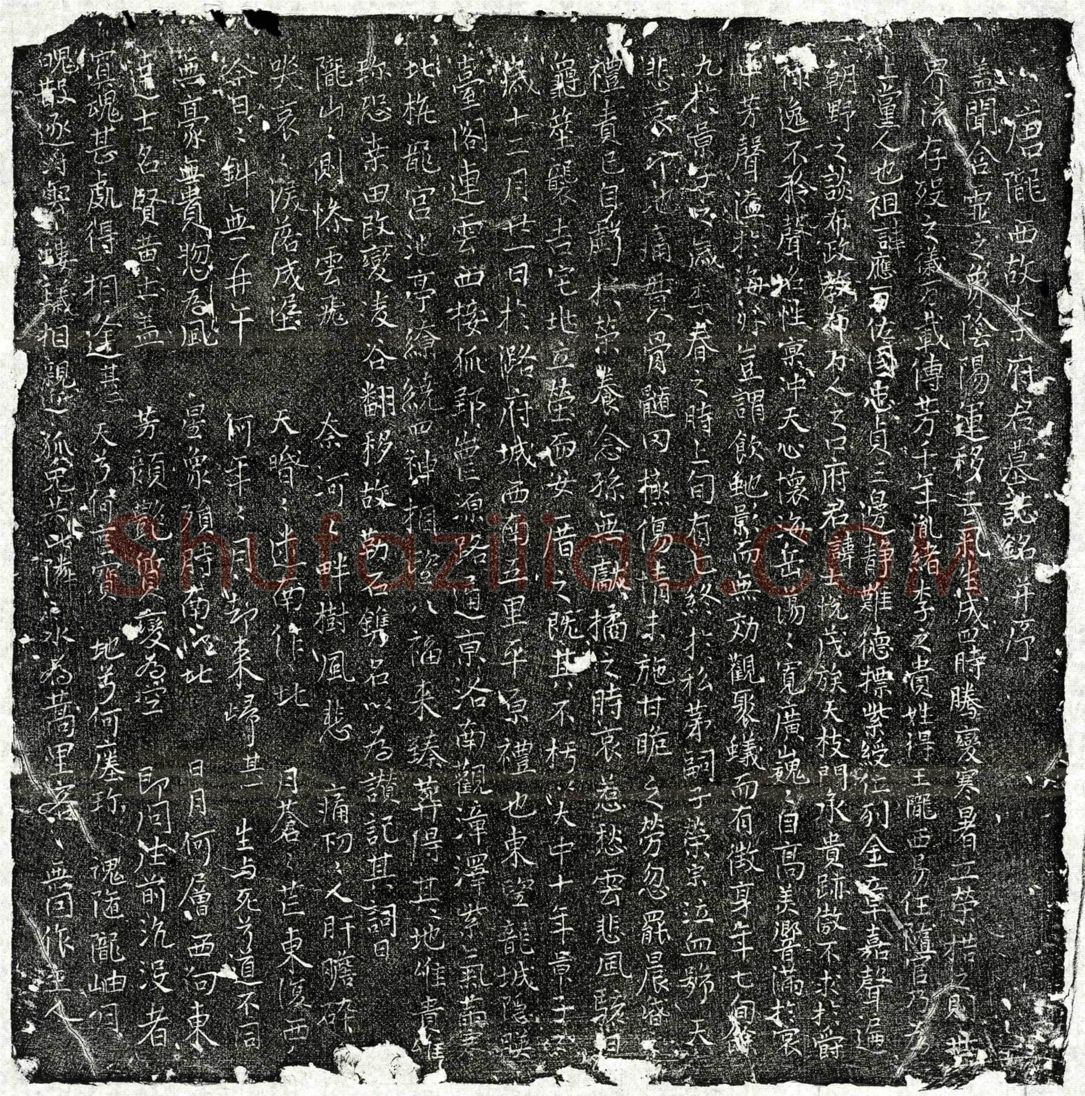 唐李士悦墓誌(唐陇西故李府君墓誌铭并序)