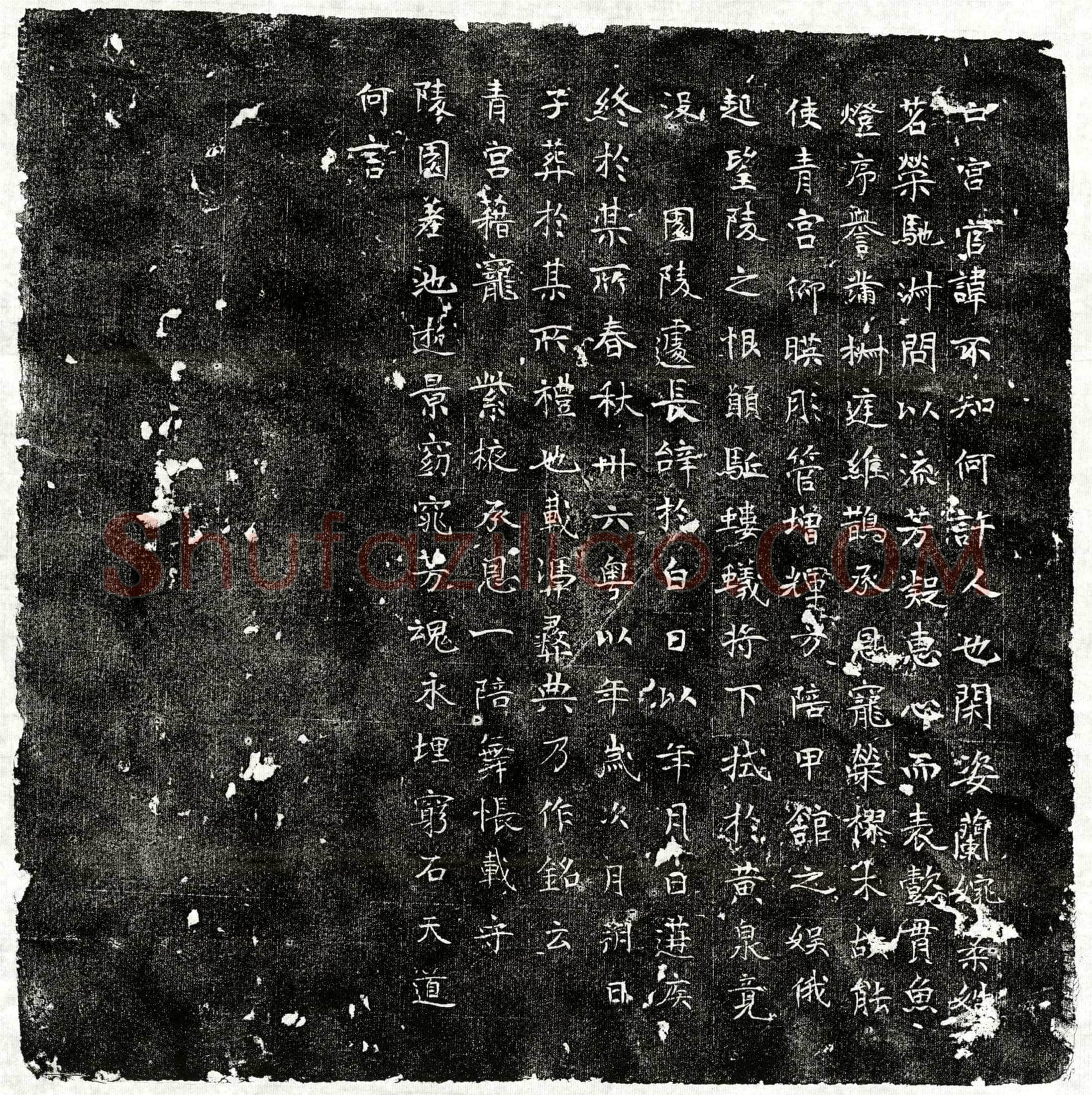 唐宫人墓誌