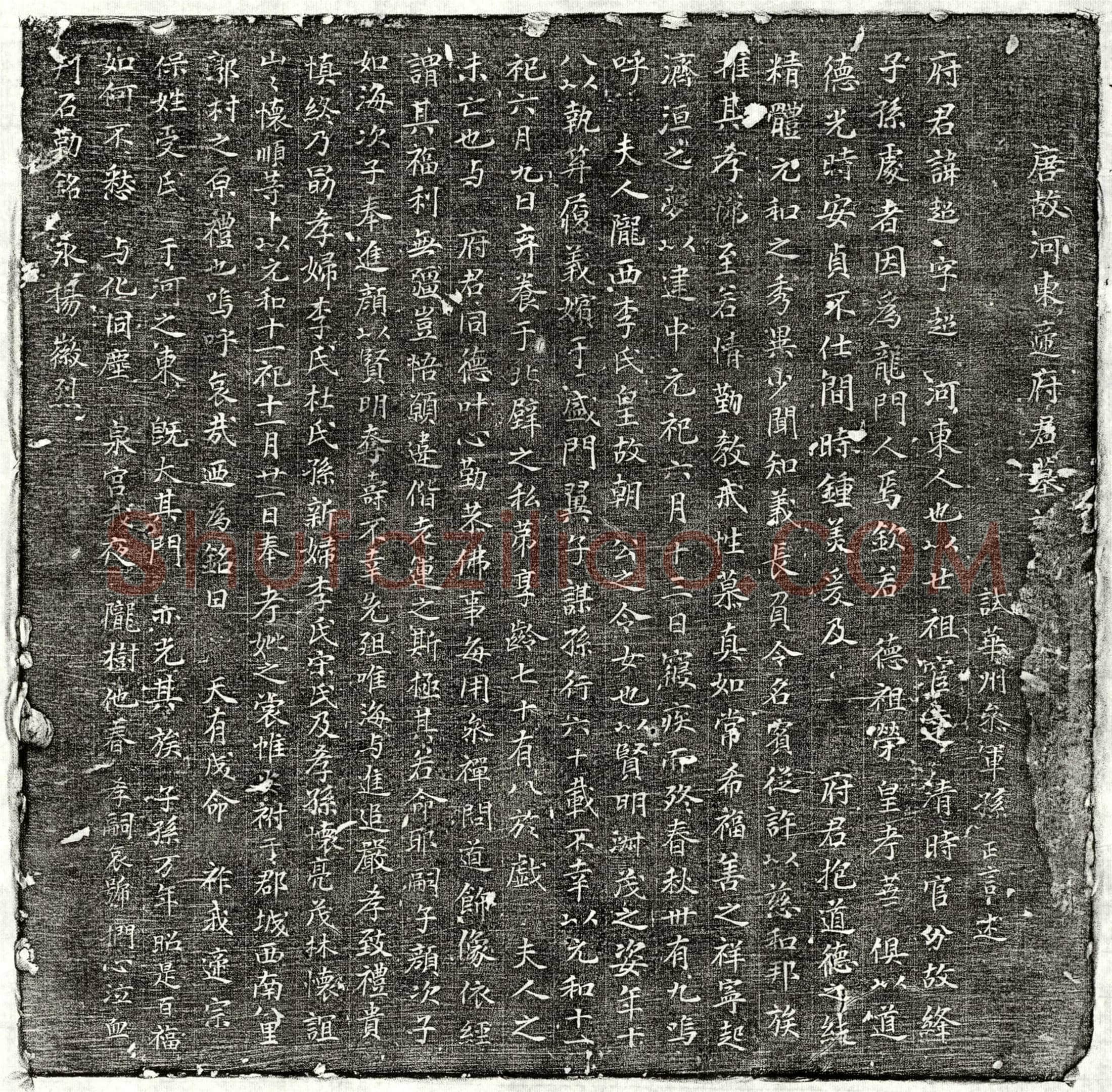 唐遆超墓誌(唐故河东遆府君墓【誌铭并叙】)