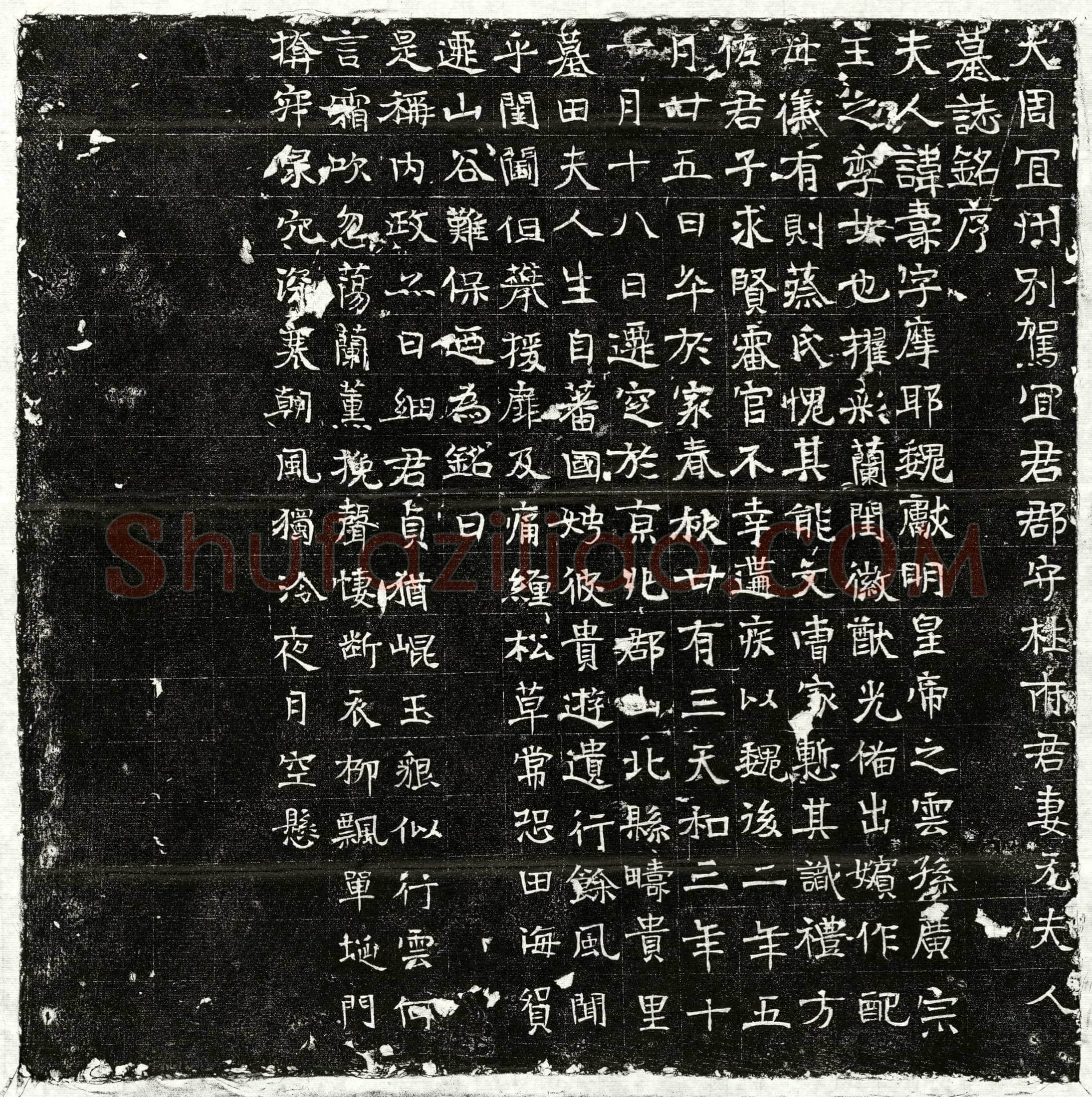 北朝杜君妻元寿墓誌(大周宜州别驾宜君郡守杜府君妻元夫人墓誌铭序)