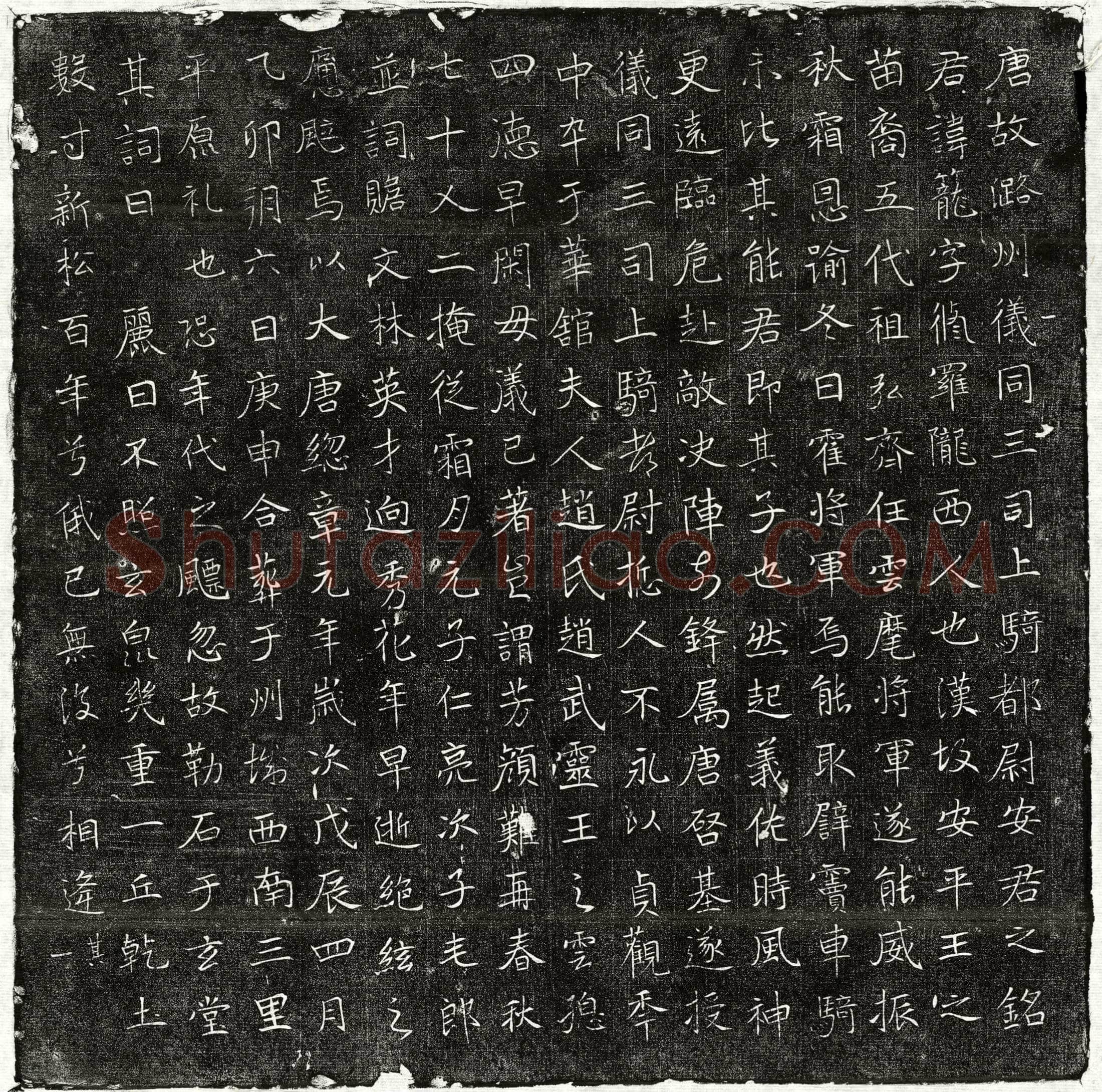 唐安笼墓誌(唐故潞州仪同三司上骑都尉安君之铭)