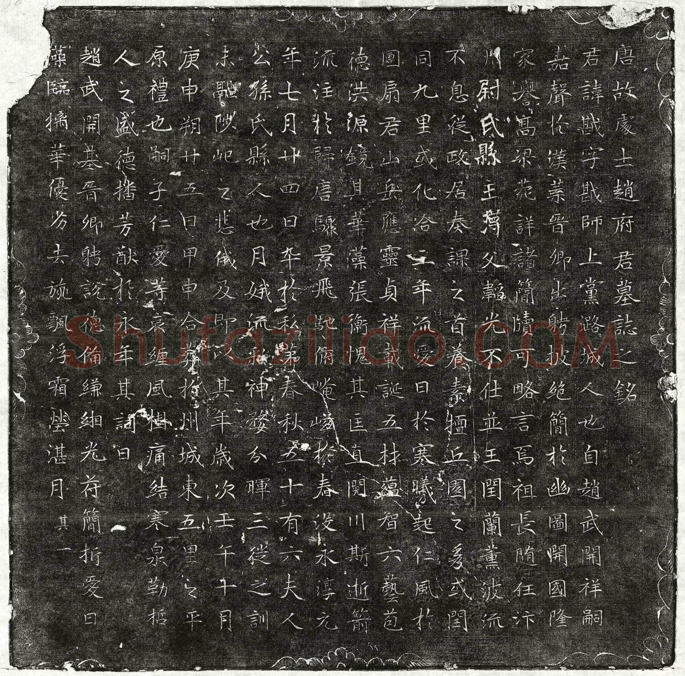 唐赵戡墓誌(唐故处士赵府君墓誌之铭)