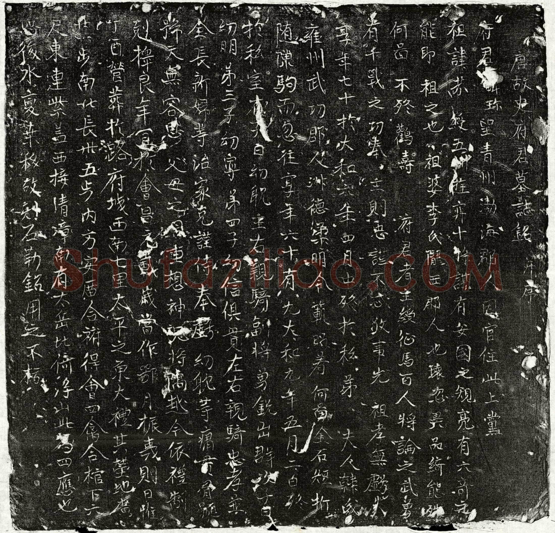唐史珍墓誌(唐故史府君墓誌铭并序)