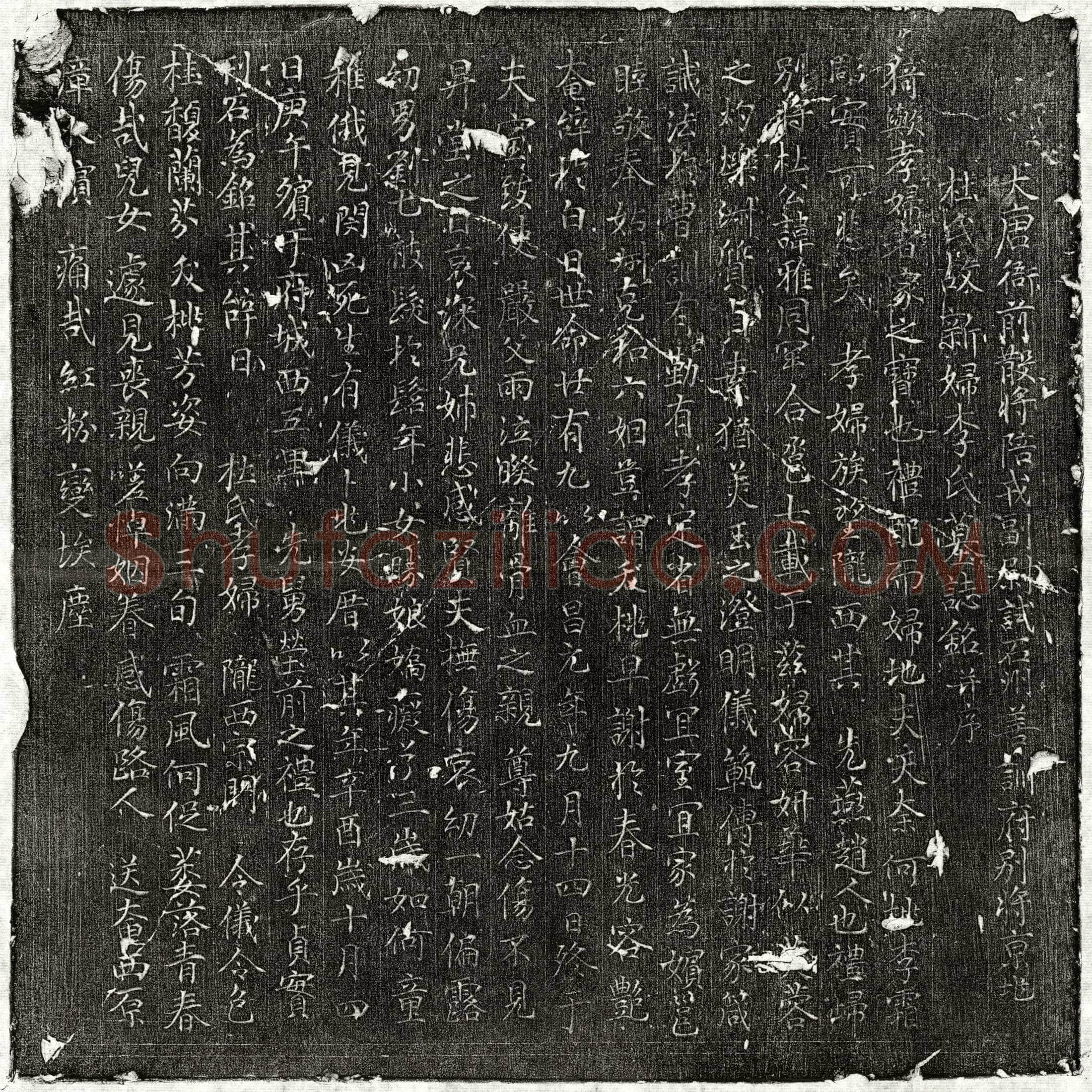 唐 杜雅妻李氏 墓誌