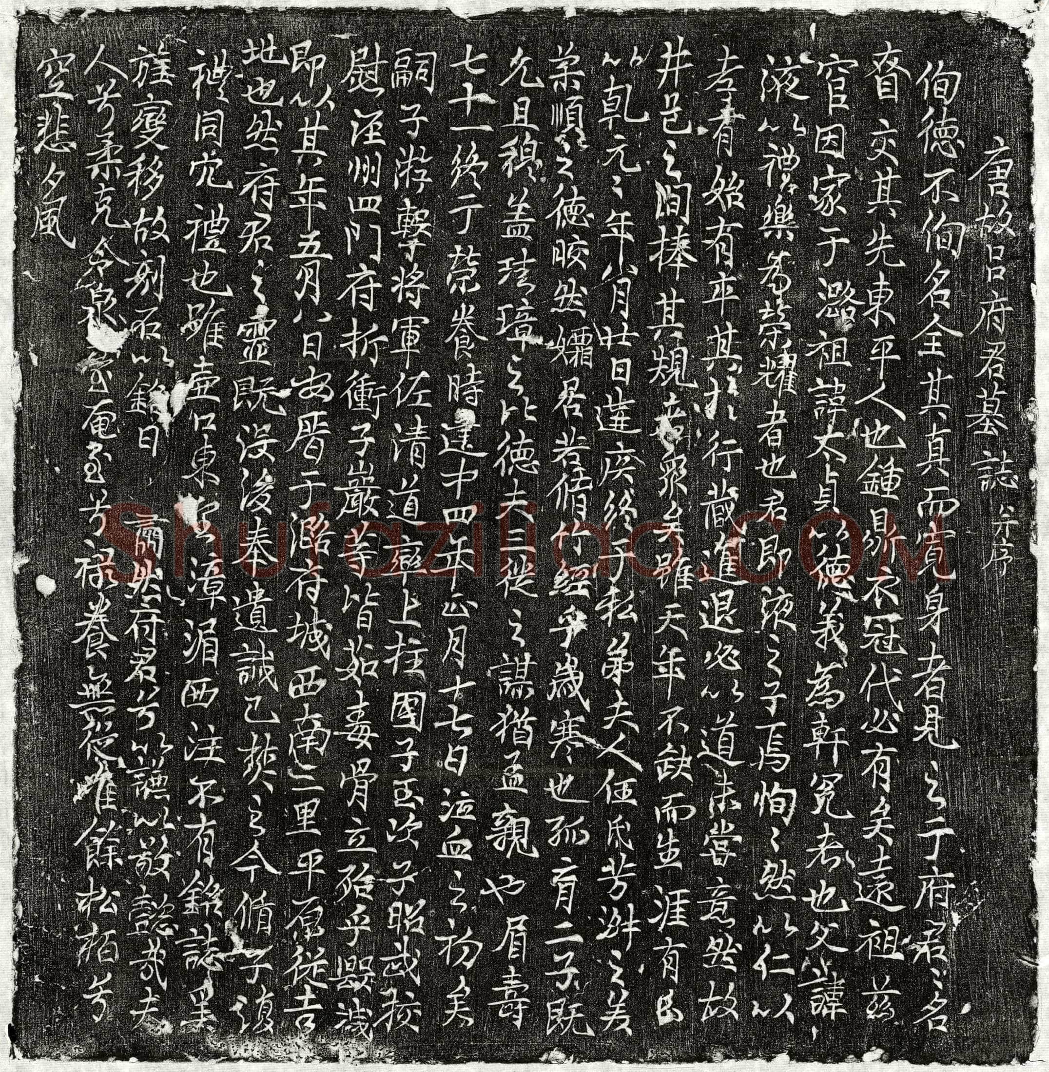 唐吕眘交墓誌(唐故吕府君墓誌并序)