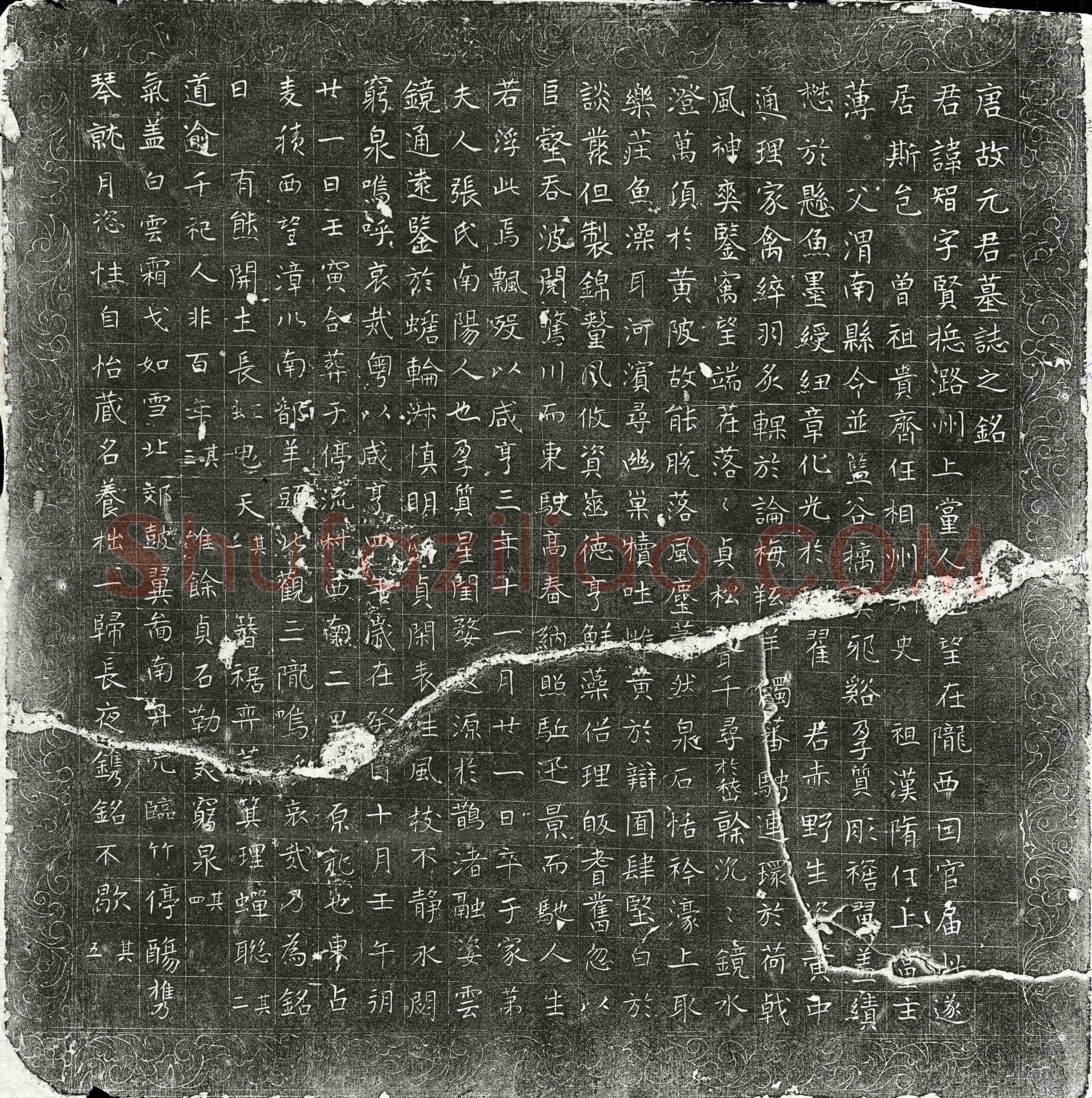 唐元智墓誌(唐故元君墓誌之铭)