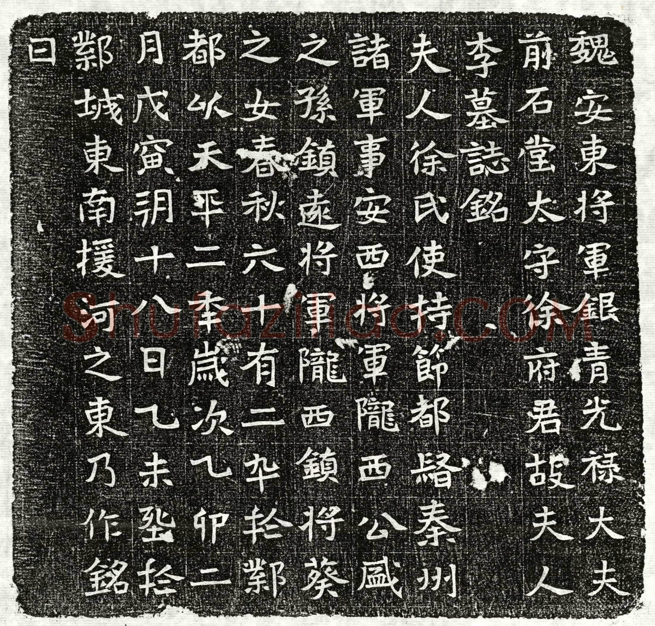 北朝徐君妻李氏墓誌(魏安东将军银青光禄大夫前石堂太守徐府君故夫人李墓誌铭)