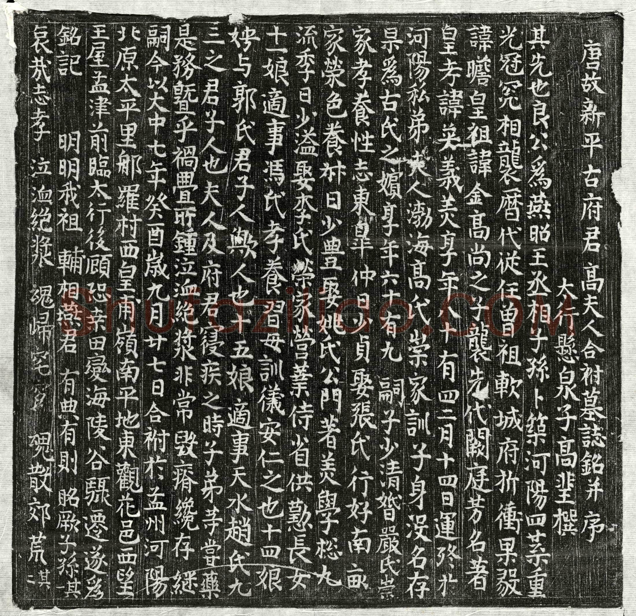 唐 古英 古英妻高氏 墓誌