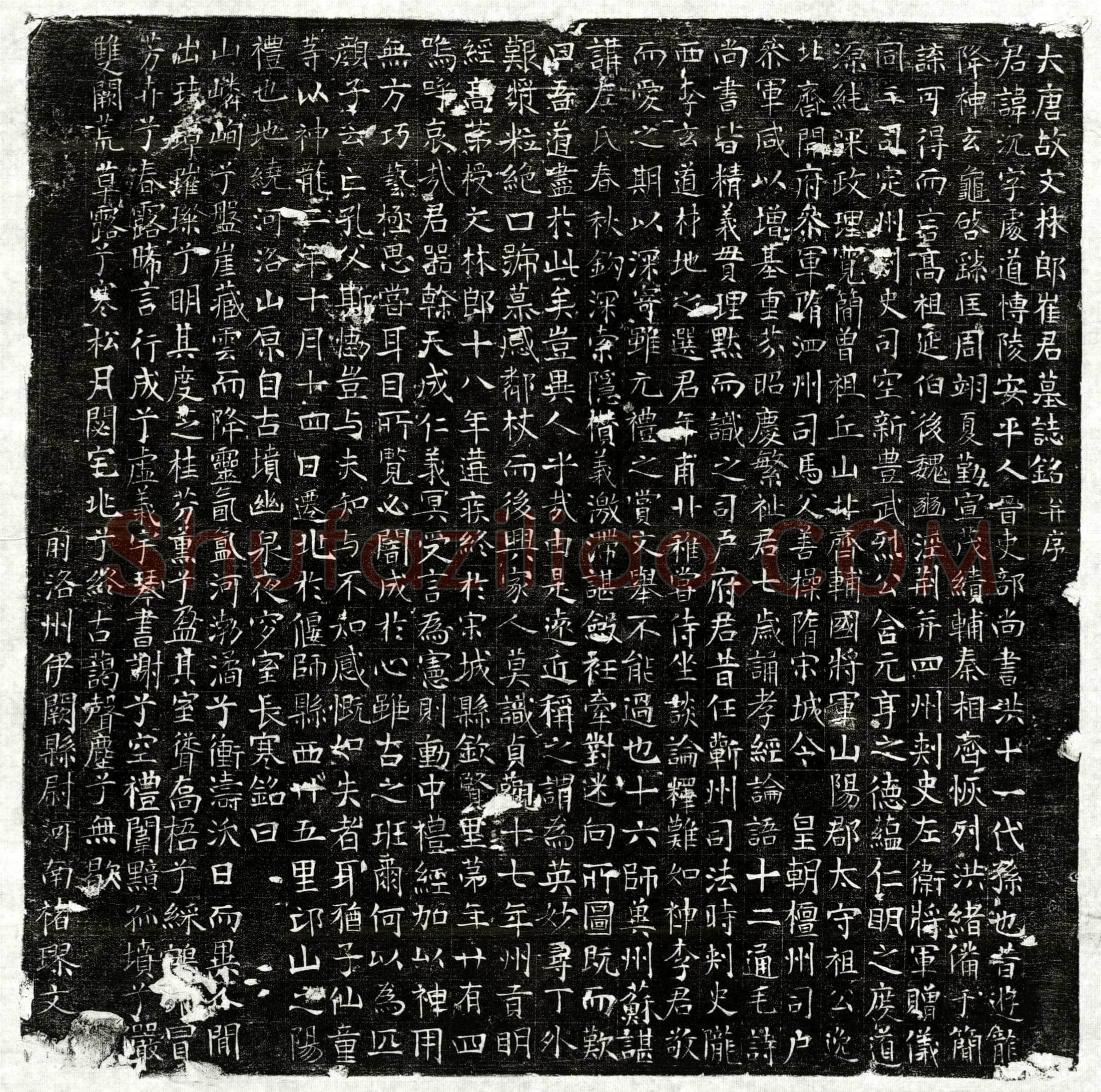 唐崔沉墓誌(大唐故文林郎崔君墓誌铭并序)
