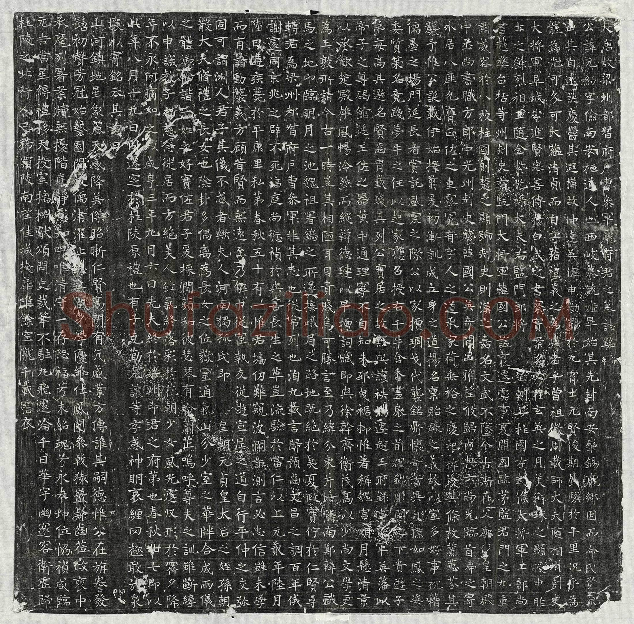 唐庞元约墓誌(大唐故梁州都督府户曹参军庞府君之墓誌铭并序)
